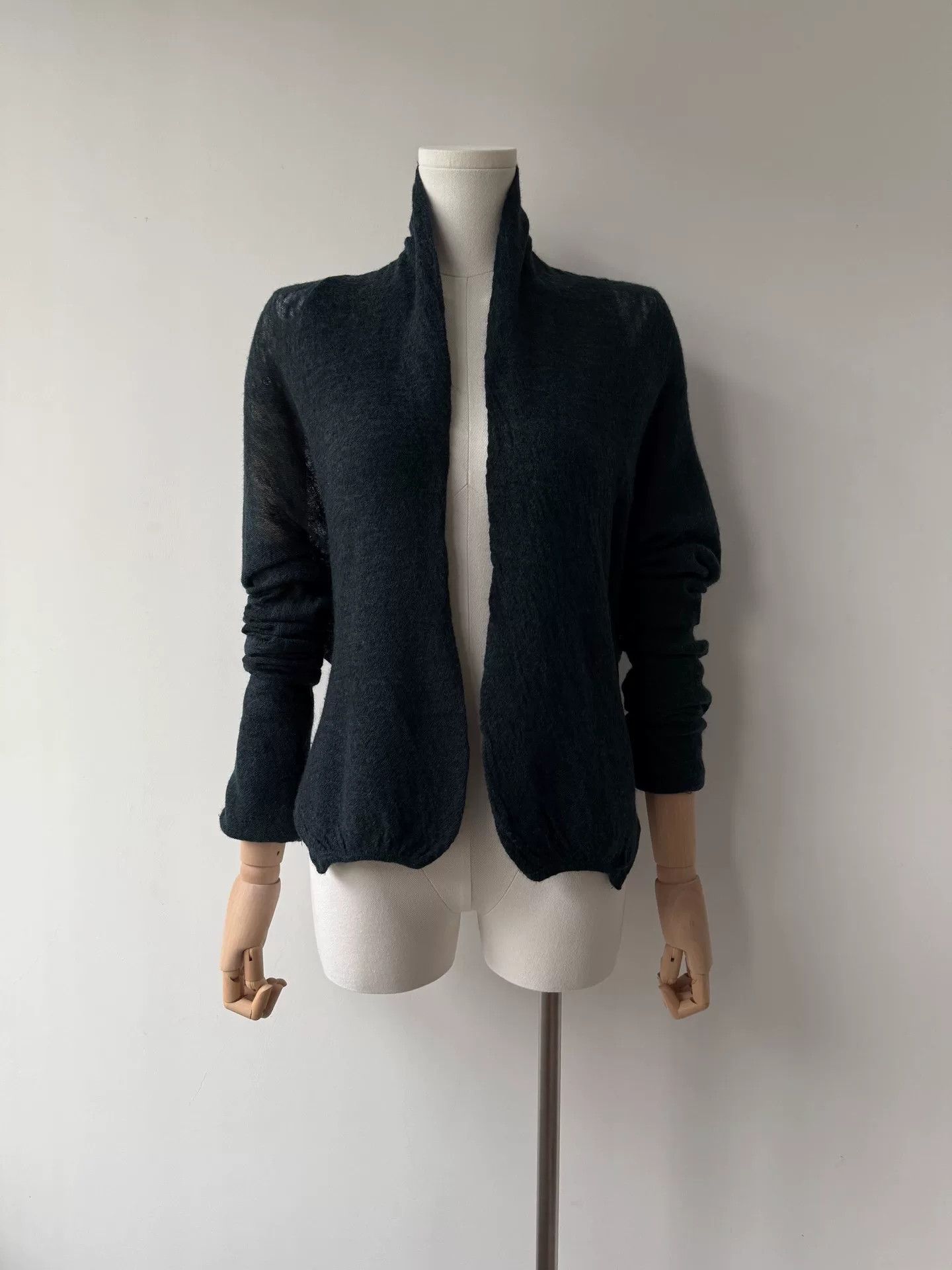 Yohji Yamamoto wool cardigan by yohji yamamoto in navy Size M / US 6-8 / IT 42-44 - 2 Thumbnail
