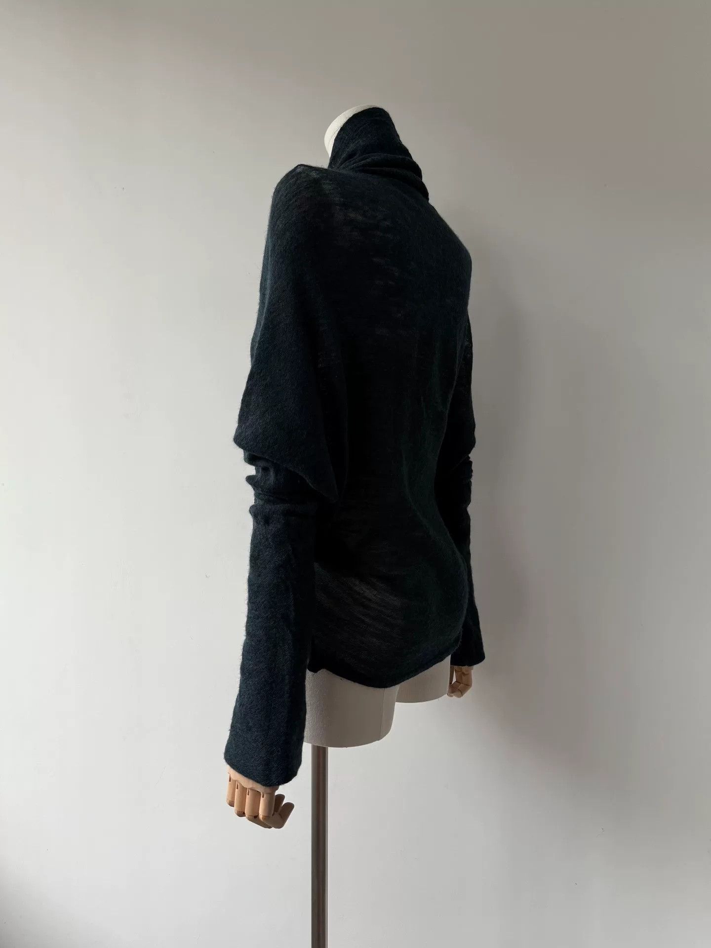 Yohji Yamamoto wool cardigan by yohji yamamoto in navy Size M / US 6-8 / IT 42-44 - 7 Thumbnail