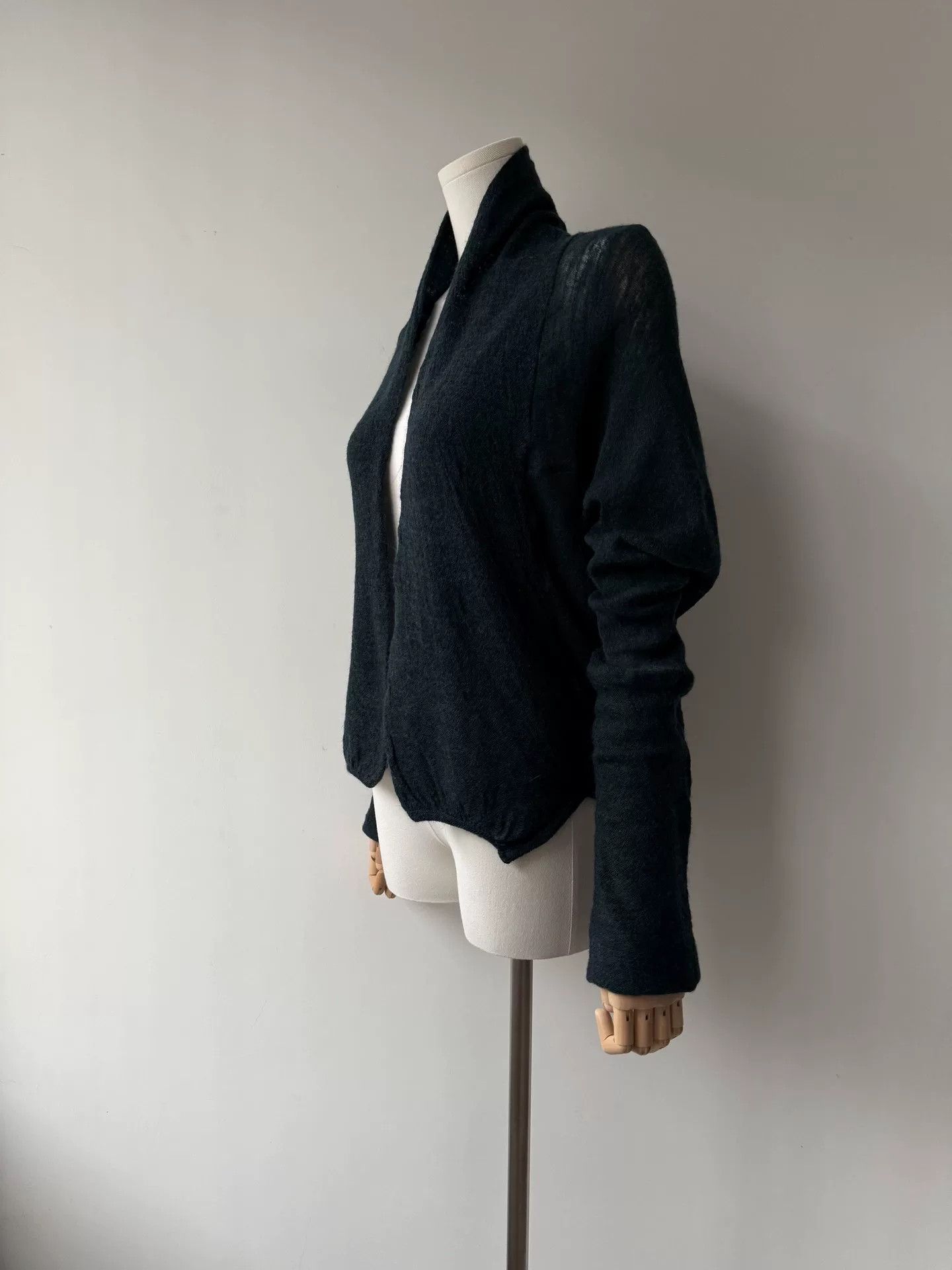 Yohji Yamamoto wool cardigan by yohji yamamoto in navy Size M / US 6-8 / IT 42-44 - 4 Thumbnail
