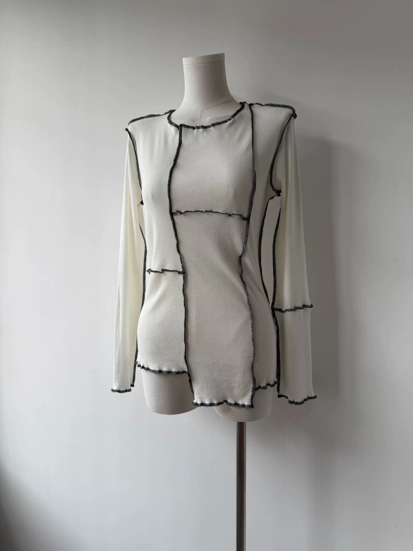 Y's yohji yamamoto irregular knit long sleeve top Size S / US 4 / IT 40 - 3 Thumbnail