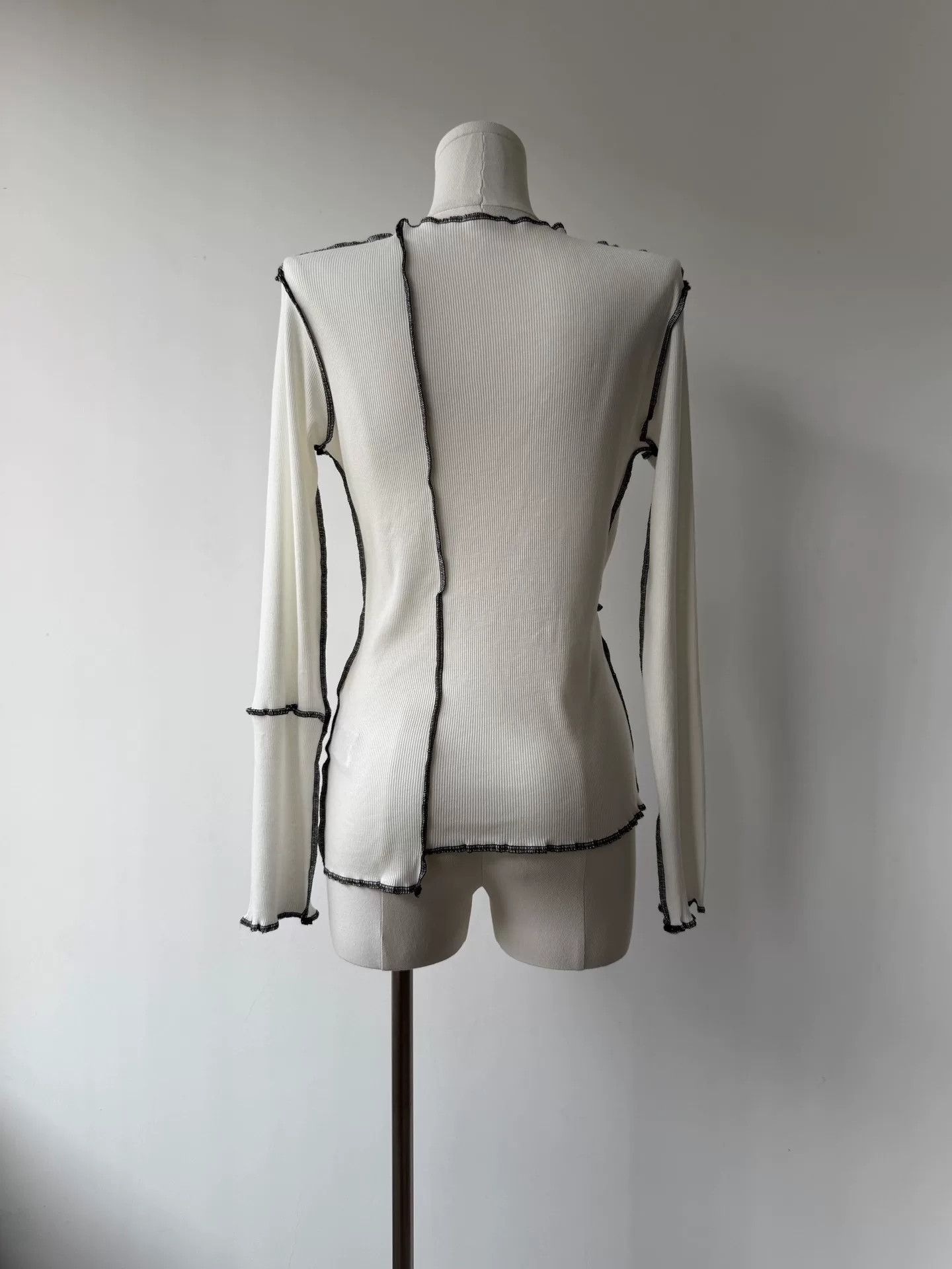 Y's yohji yamamoto irregular knit long sleeve top Size S / US 4 / IT 40 - 7 Thumbnail