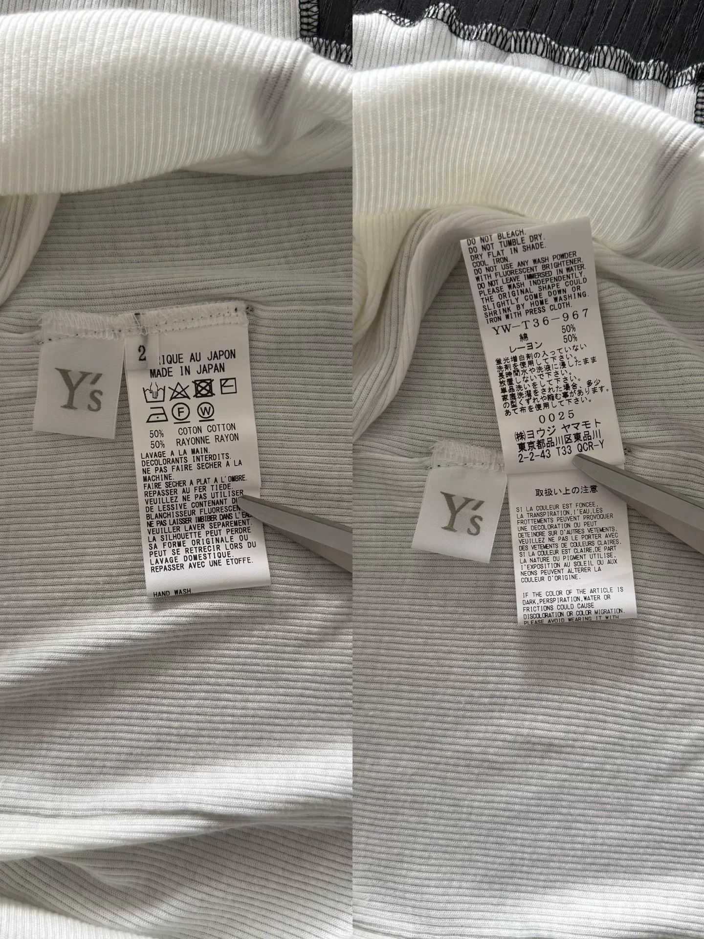 Y's yohji yamamoto irregular knit long sleeve top Size S / US 4 / IT 40 - 8 Thumbnail