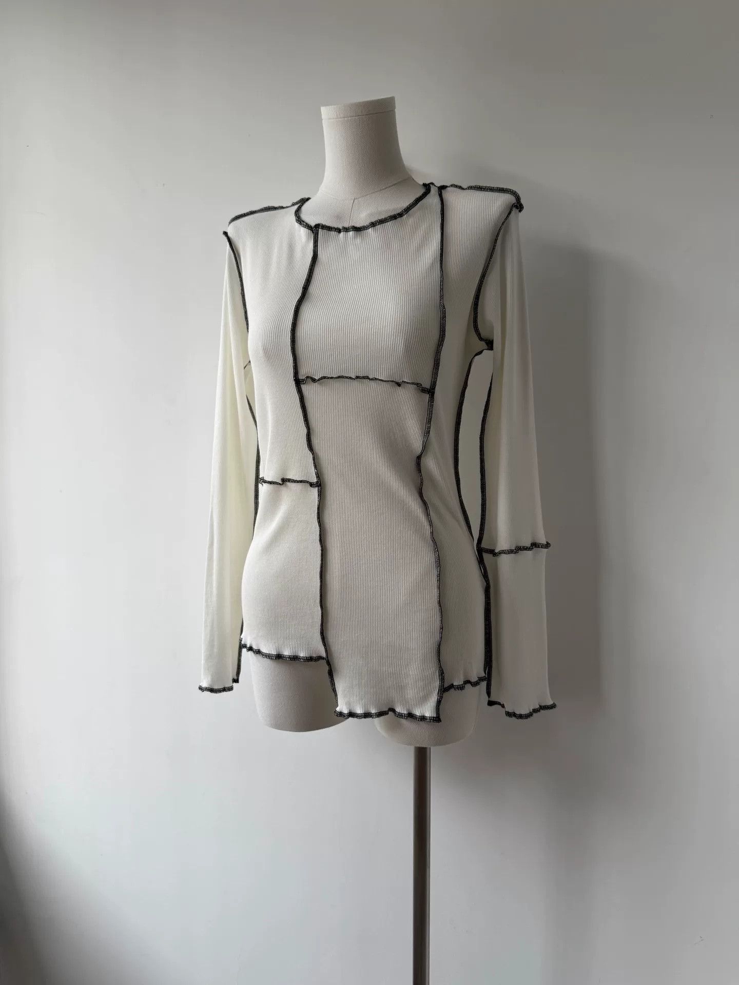Y's yohji yamamoto irregular knit long sleeve top Size S / US 4 / IT 40 - 4 Thumbnail