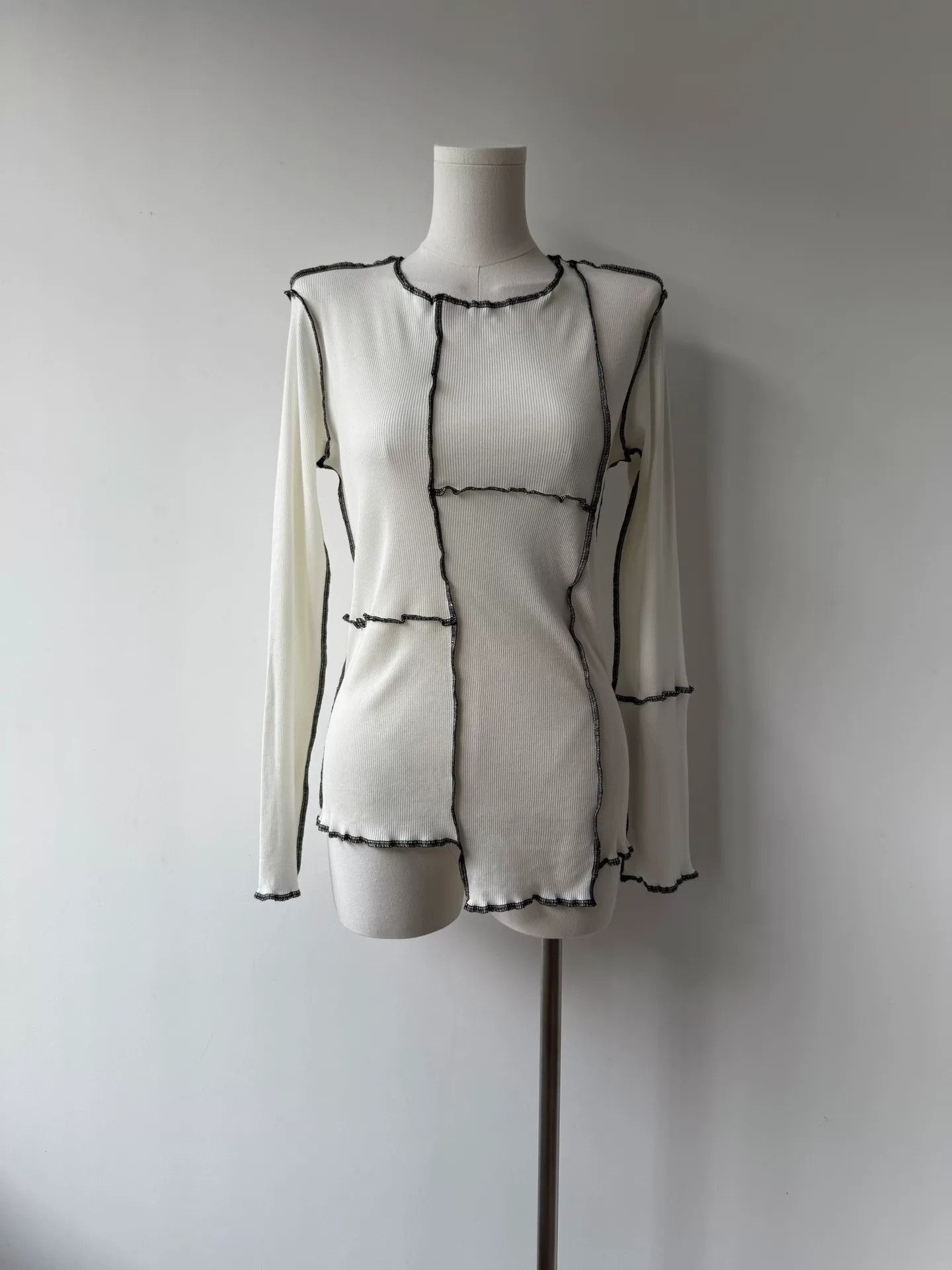 Y's yohji yamamoto irregular knit long sleeve top Size S / US 4 / IT 40 - 2 Thumbnail