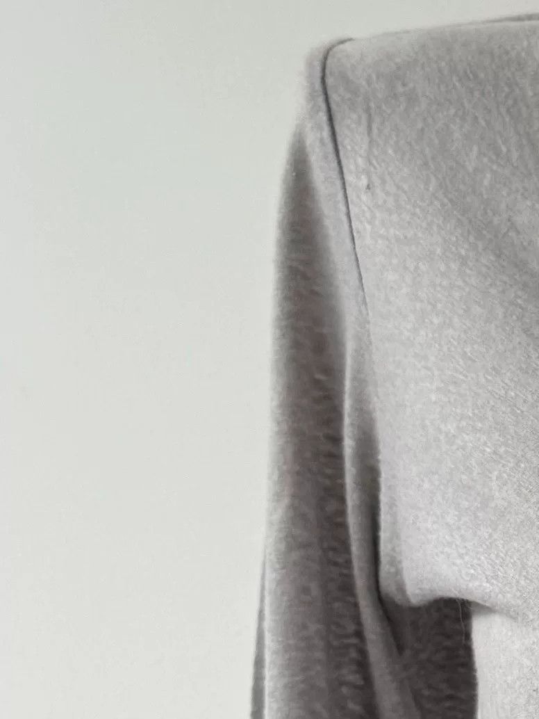 Yohji Yamamoto unique silver-gray asymmetrical dress Size S / US 4 / IT 40 - 3 Thumbnail