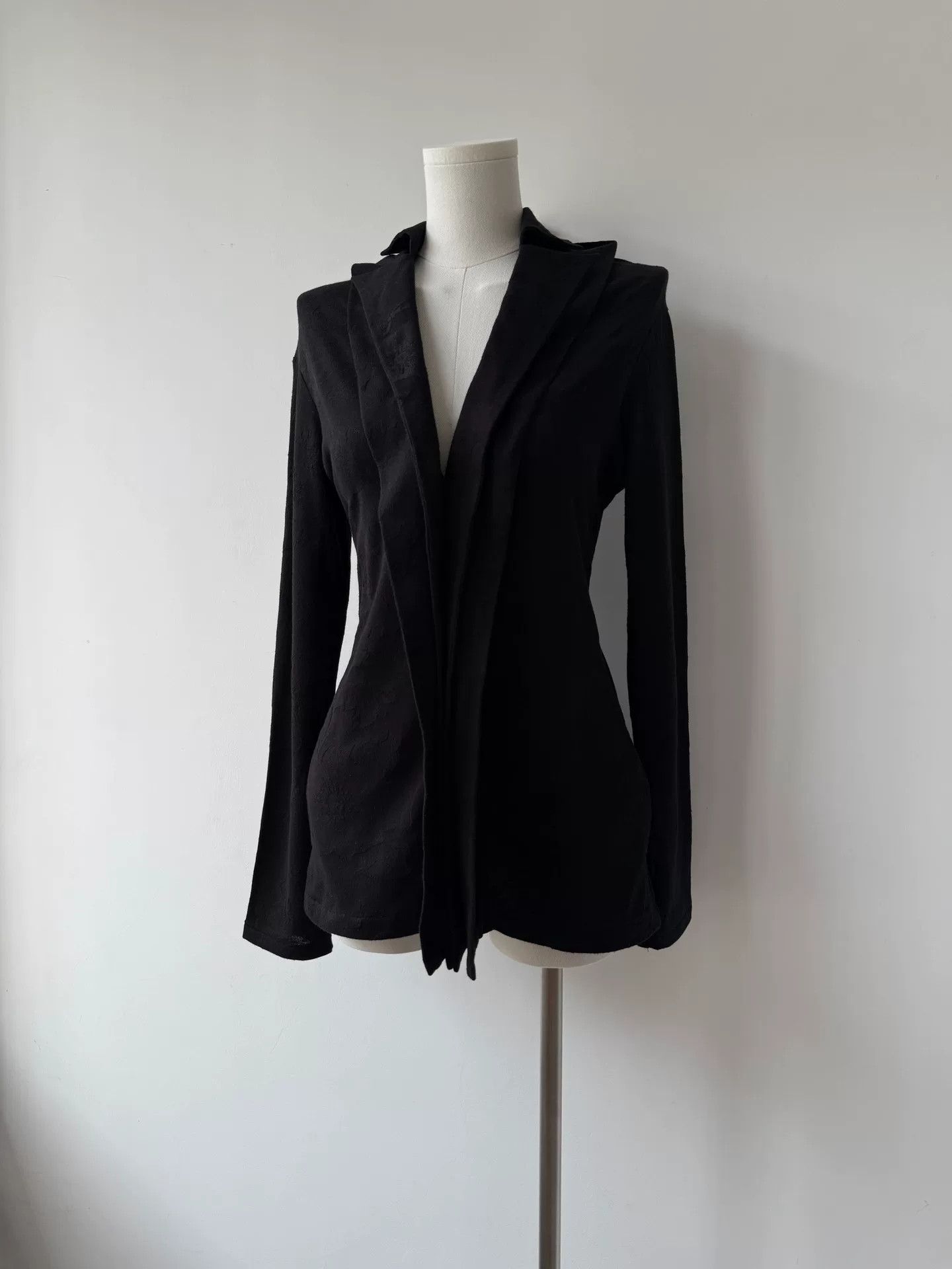 Yohji Yamamoto Yohji Yamamoto Unique Open Cardigan Jacket Size US M / EU 48-50 / 2 - 2 Thumbnail
