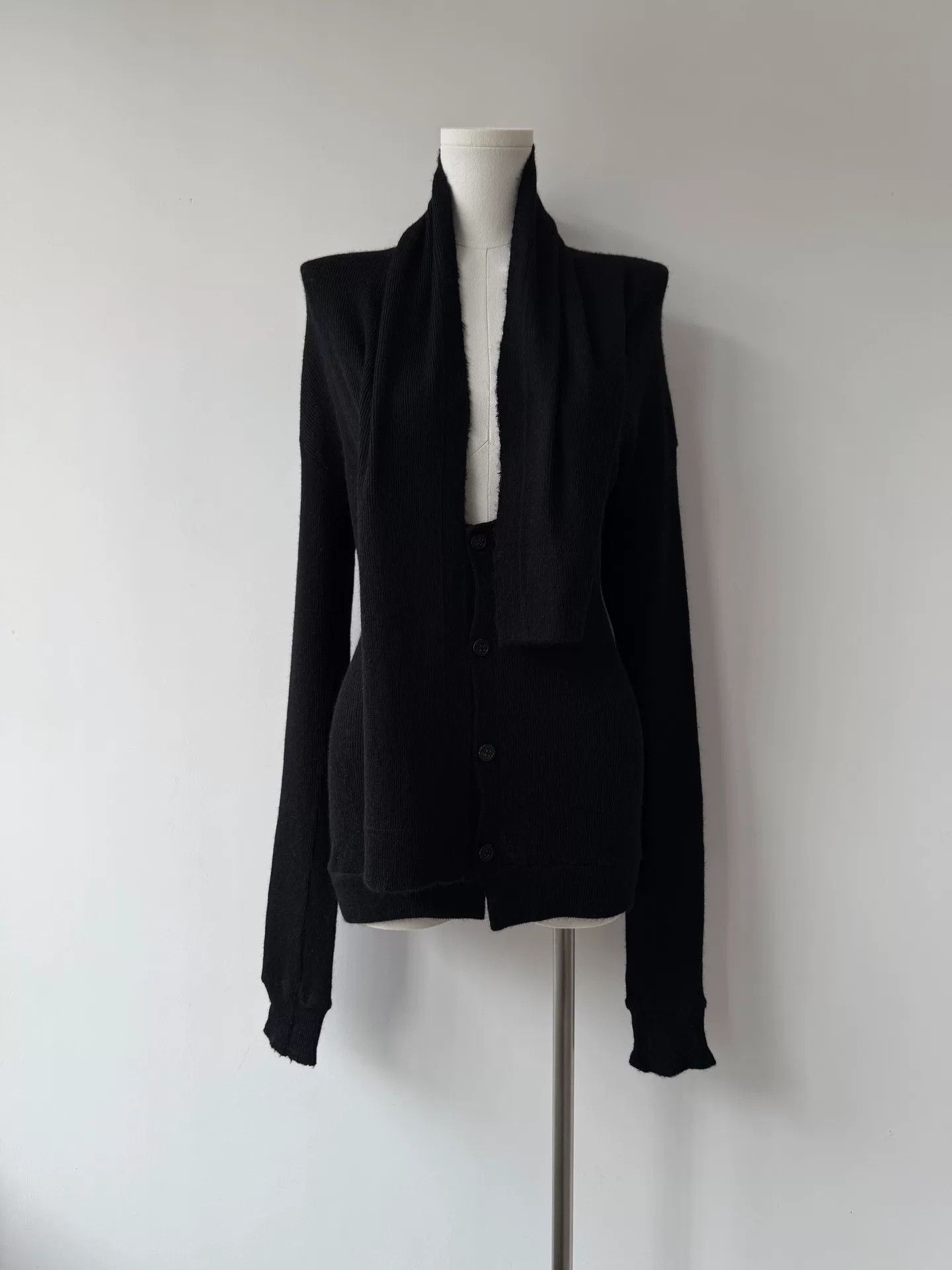 Y's yohji yamamoto y's wool cardigan with unique collar Size M / US 6-8 / IT 42-44 - 8 Thumbnail