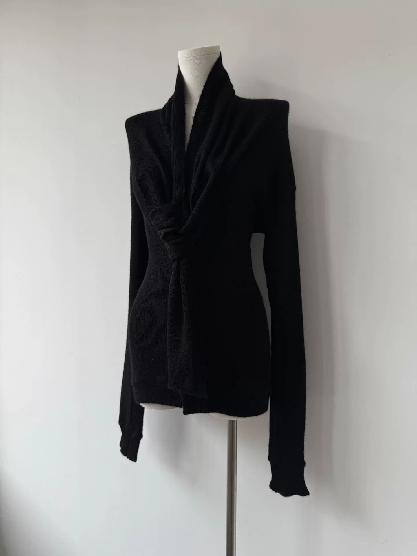 Y's yohji yamamoto y's wool cardigan with unique collar Size M / US 6-8 / IT 42-44 - 7 Thumbnail