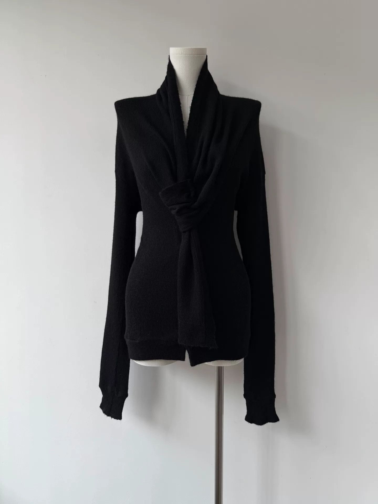 Y's yohji yamamoto y's wool cardigan with unique collar Size M / US 6-8 / IT 42-44 - 6 Thumbnail