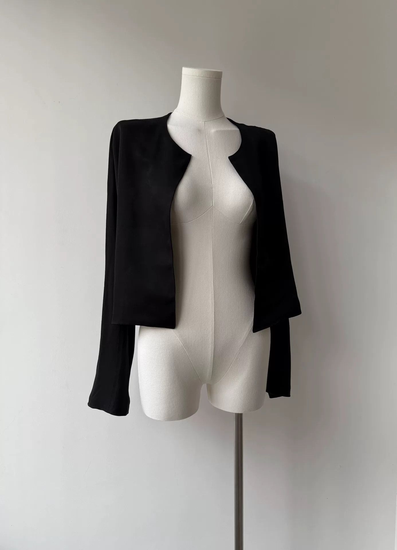 Y's yohji yamamoto y's silk cardigan jacket Size S / US 4 / IT 40 - 2 Thumbnail