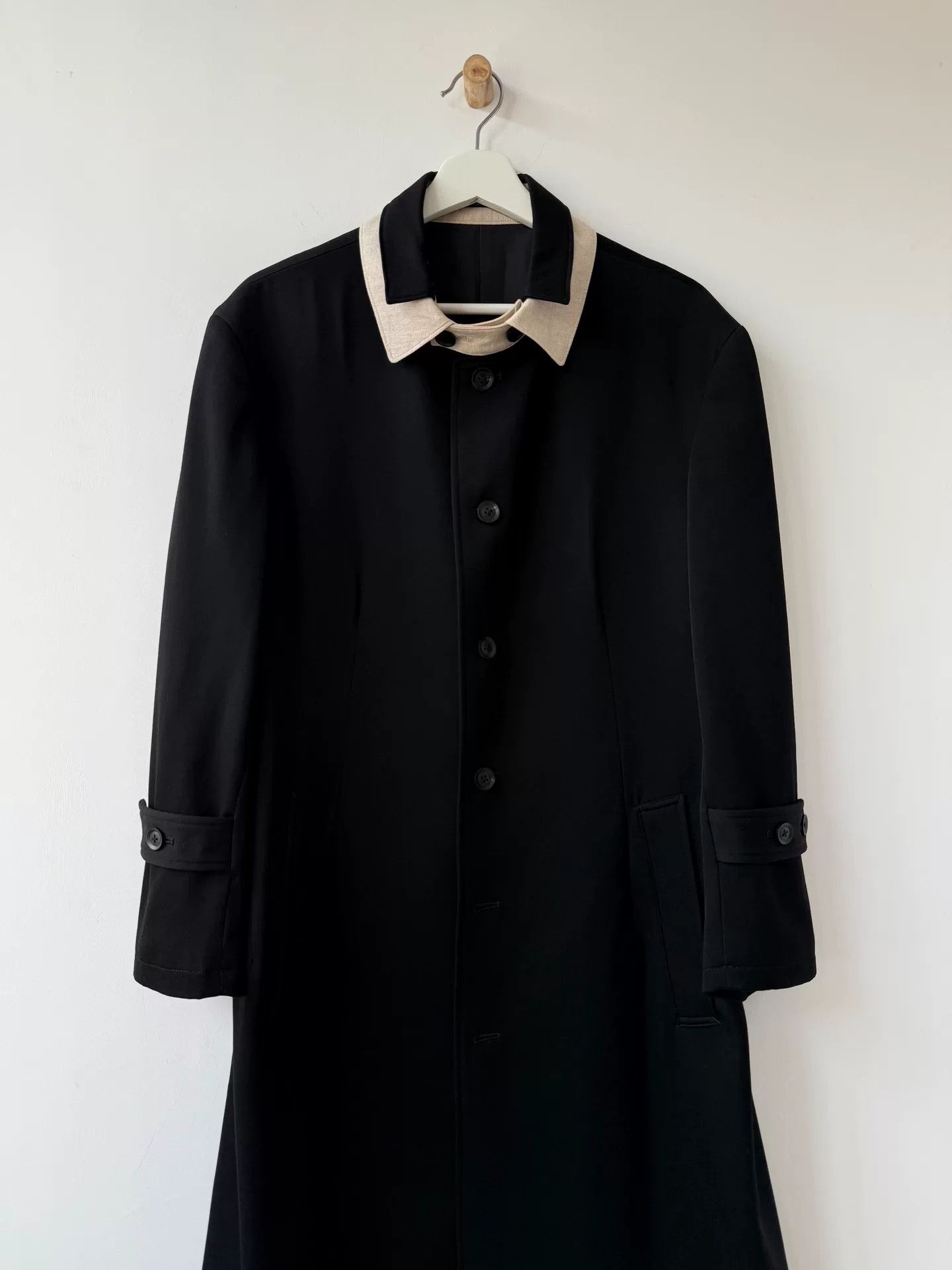 Yohji Yamamoto yohji yamamoto pour homme wool coat Size US L / EU 52-54 / 3 - 4 Thumbnail
