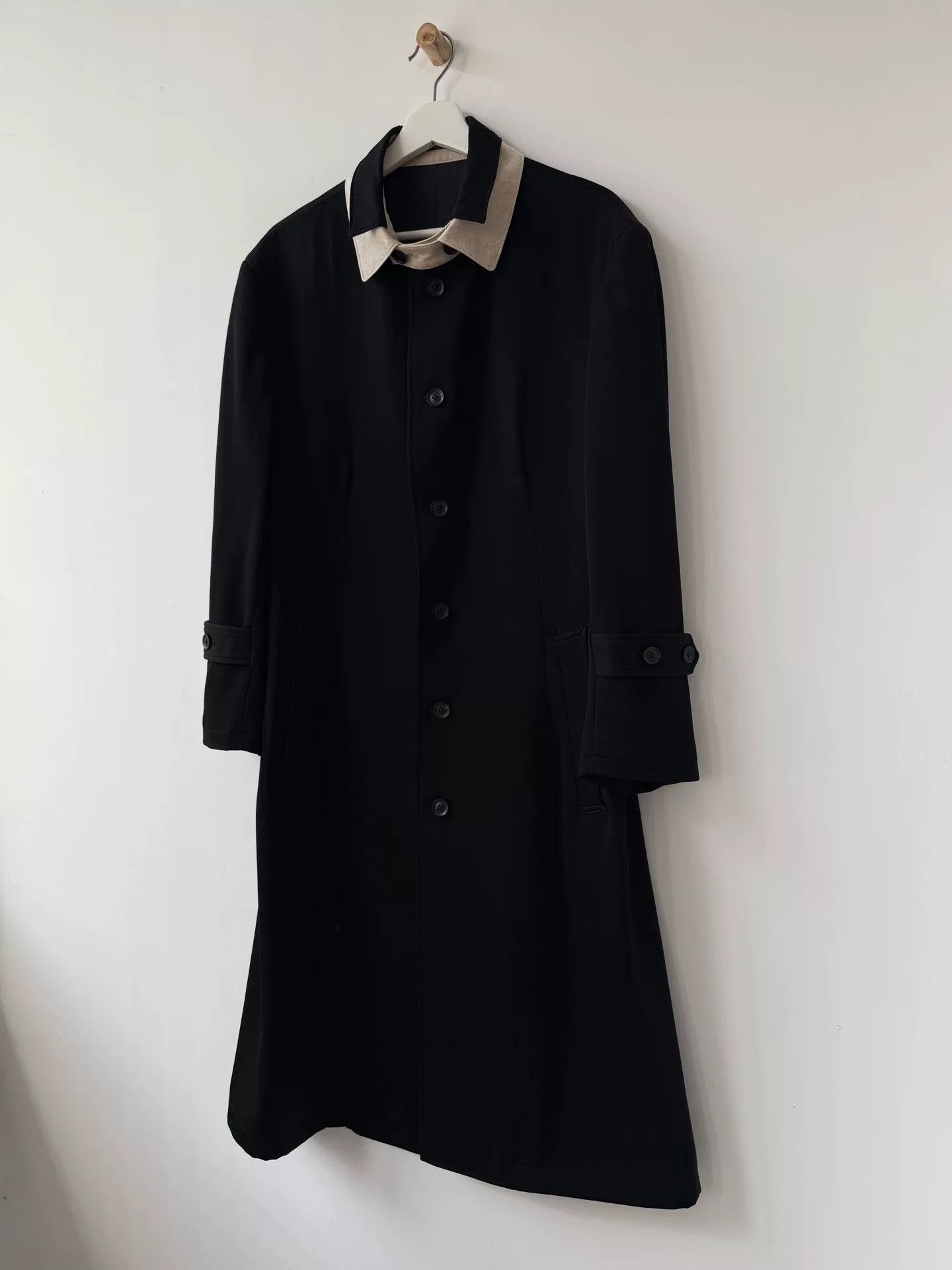 Yohji Yamamoto yohji yamamoto pour homme wool coat Size US L / EU 52-54 / 3 - 2 Thumbnail