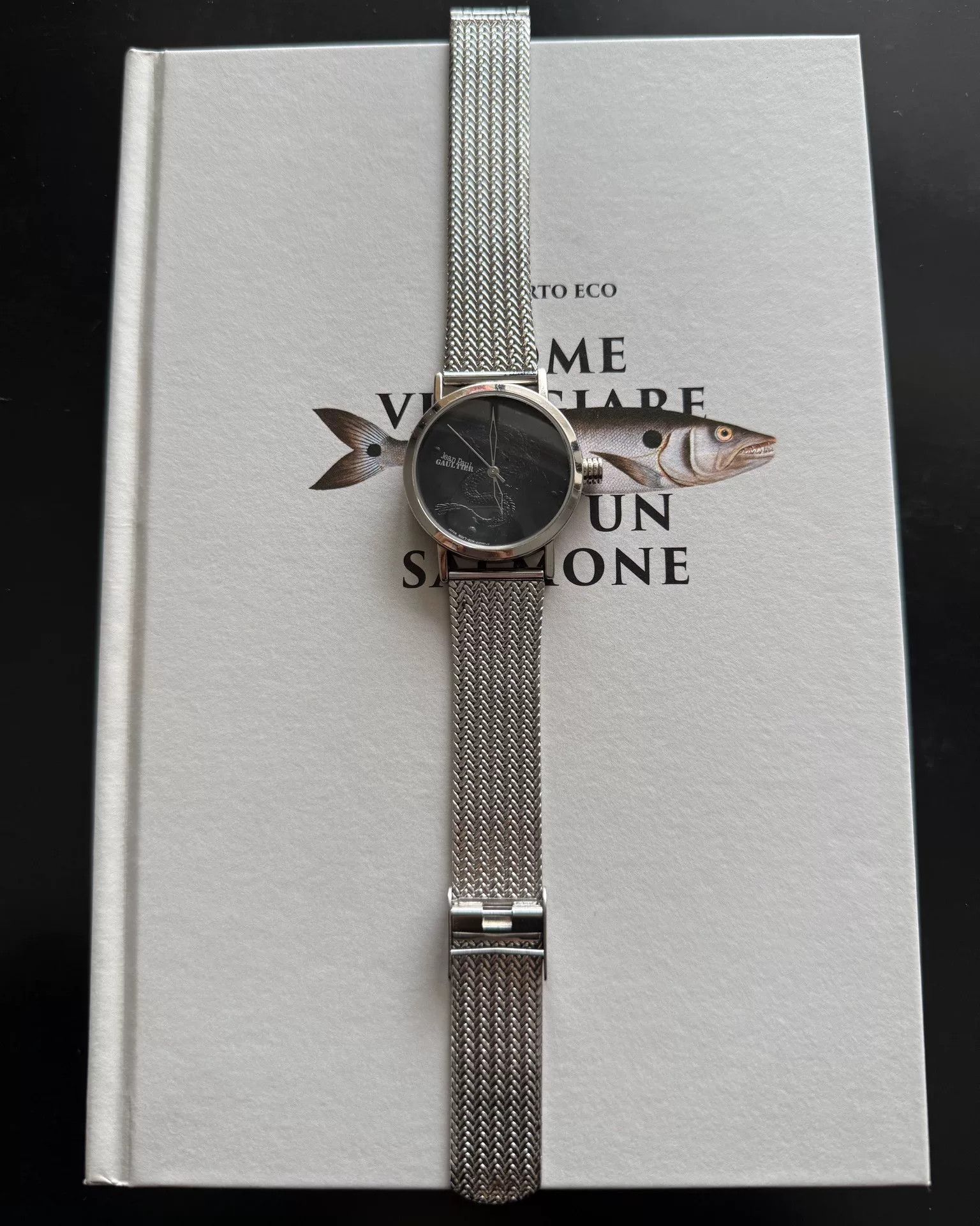 Jean Paul Gaultier Jean Paul Gaultier Dragon Black Steel Watch Size ONE SIZE - 2 Thumbnail
