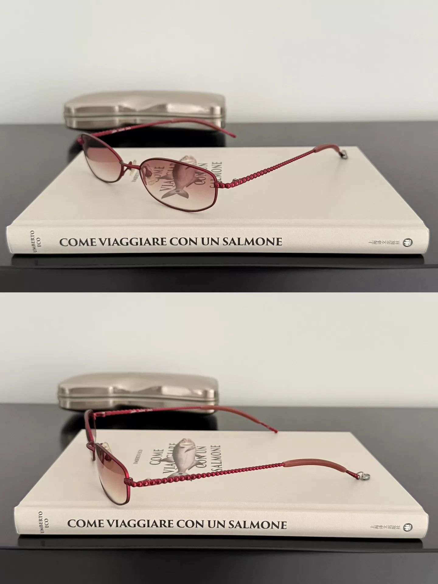 Jean Paul Gaultier Jean Paul Gaultier Red Blue Sunglasses Size ONE SIZE - 2 Thumbnail