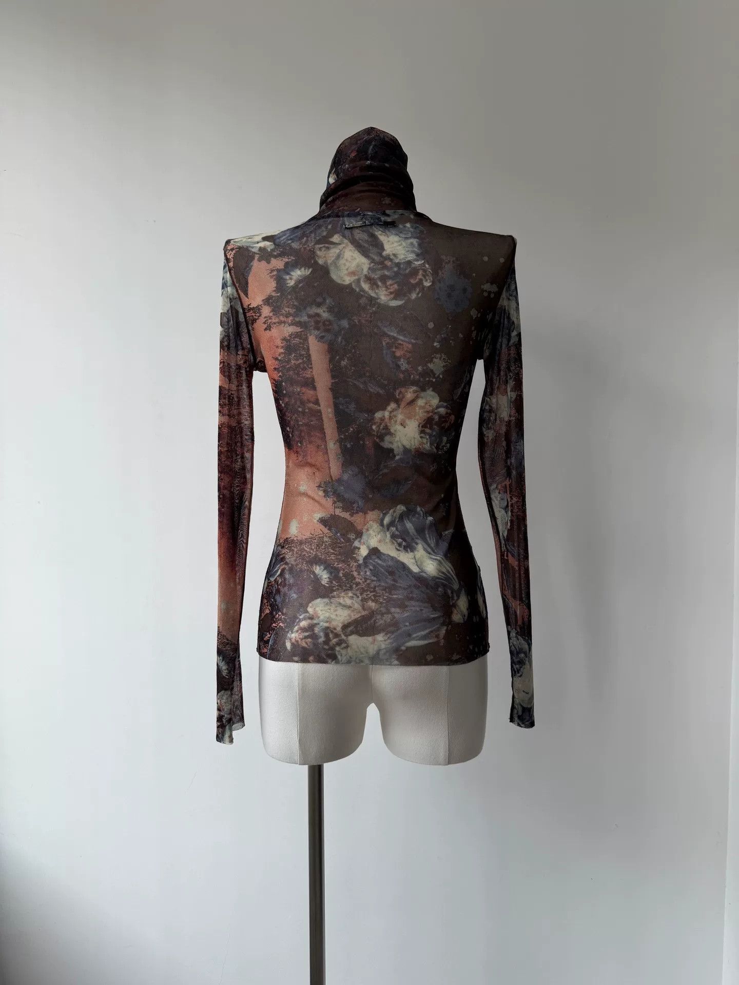 Jean Paul Gaultier Jean Paul Gaultier Floral Print High Neck Top Size M / US 6-8 / IT 42-44 - 5 Thumbnail
