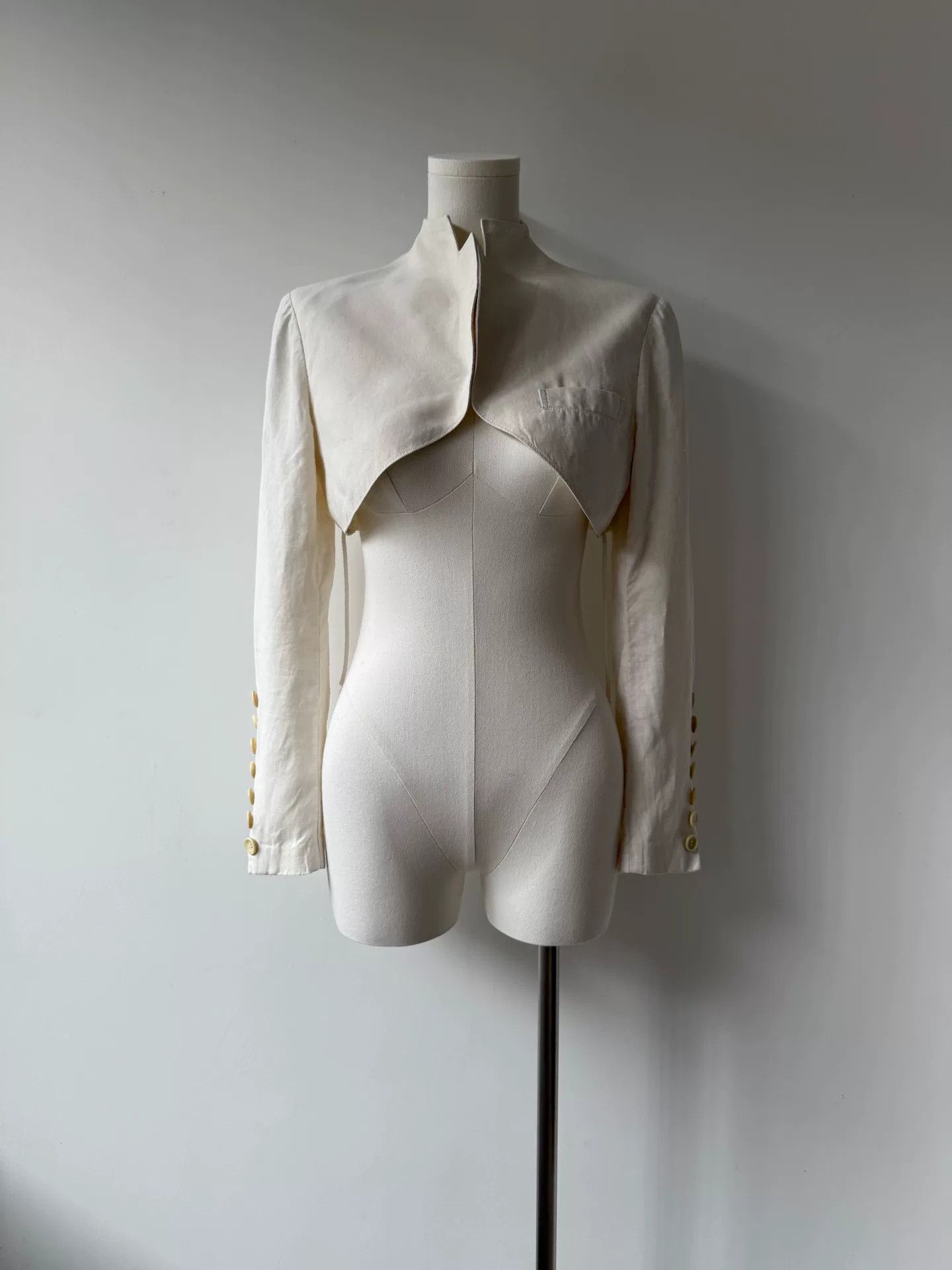 Y's Yohji Yamamoto Y's Linen Knight Jacket Size M / US 6-8 / IT 42-44 - 2 Thumbnail