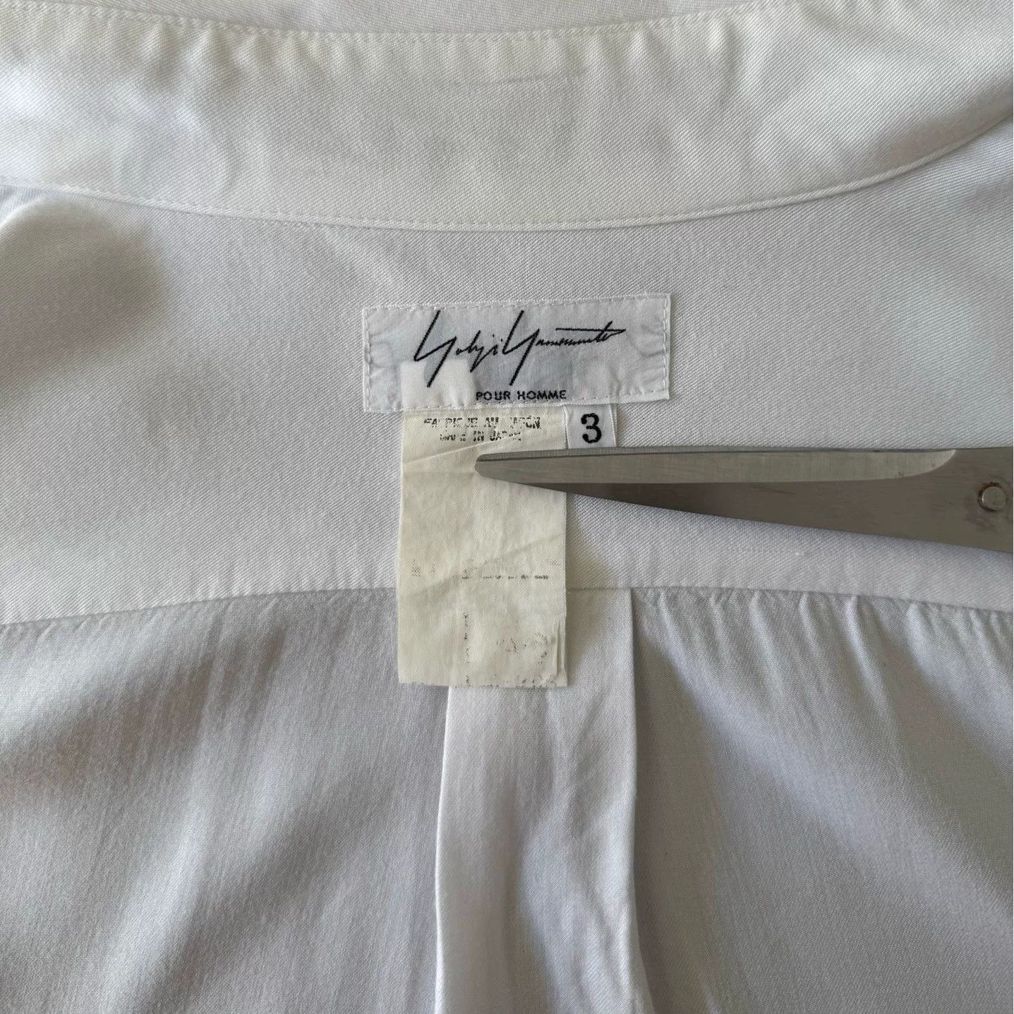 Yohji Yamamoto yohji yamamoto pour homme vintage cotton shirt Size US L / EU 52-54 / 3 - 7 Thumbnail