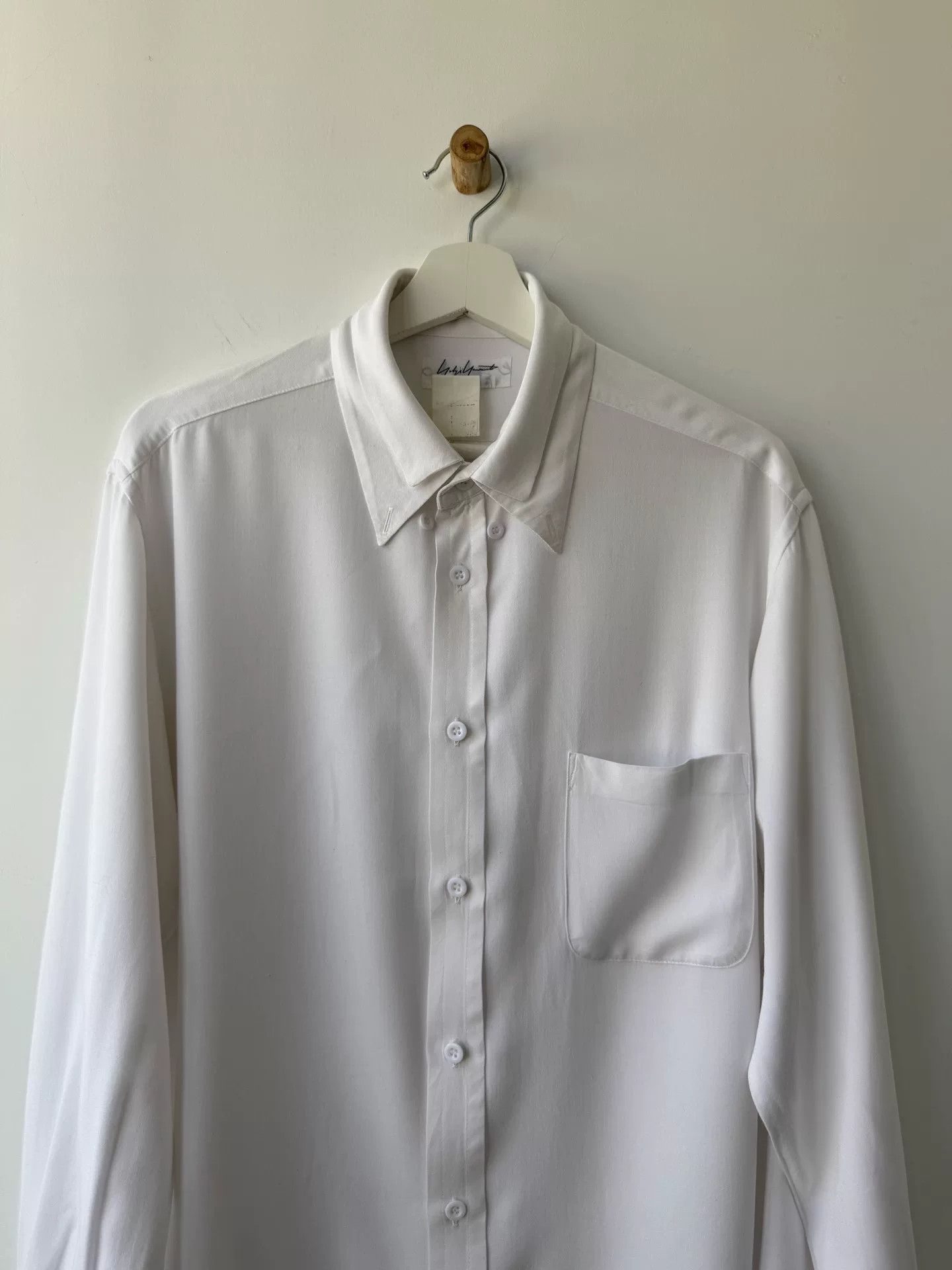 Yohji Yamamoto yohji yamamoto pour homme vintage cotton shirt Size US L / EU 52-54 / 3 - 3 Thumbnail