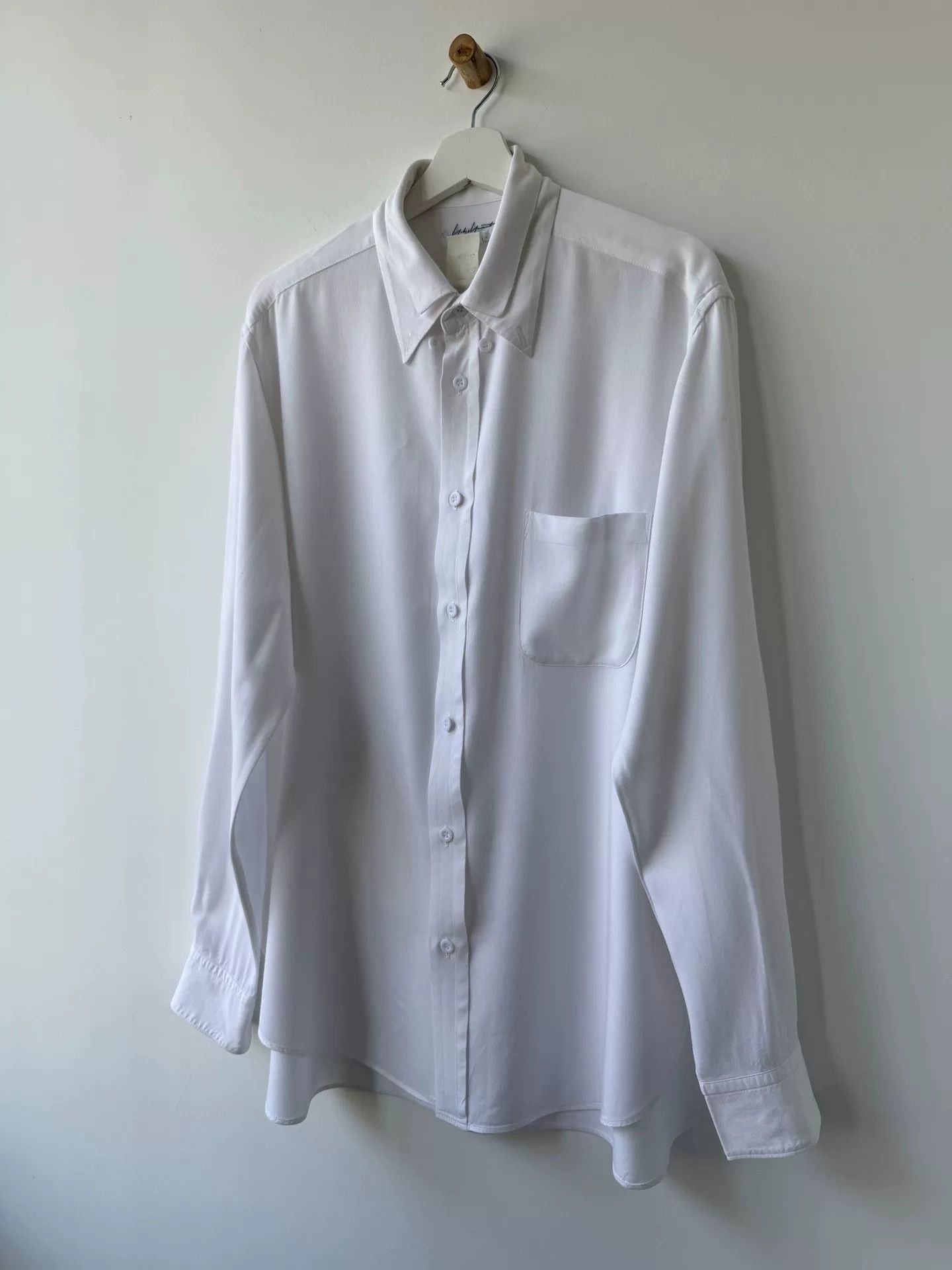 Yohji Yamamoto yohji yamamoto pour homme vintage cotton shirt Size US L / EU 52-54 / 3 - 4 Thumbnail