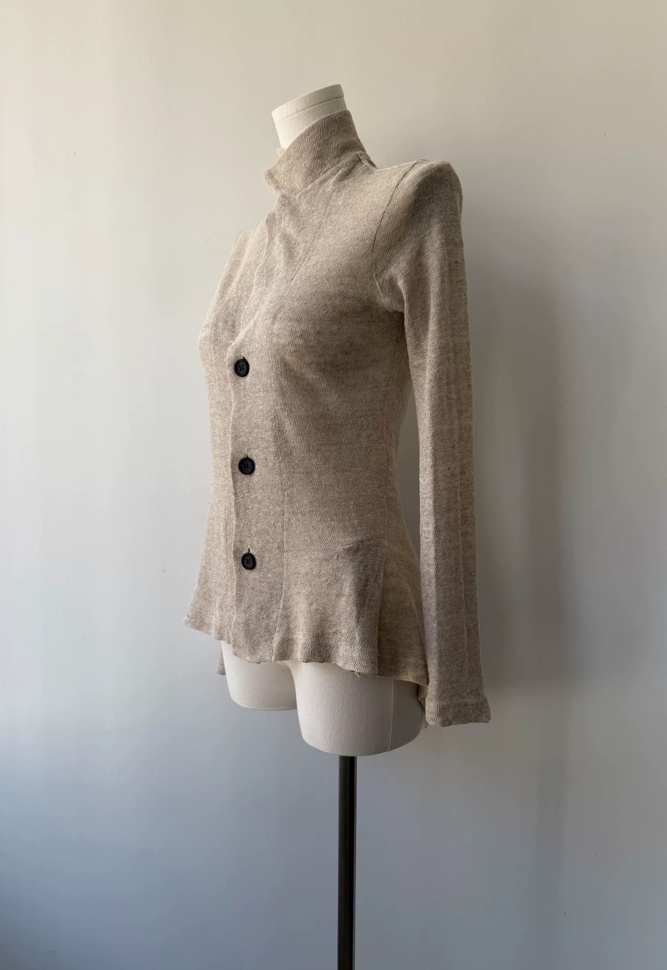 Y's Yohji Yamamoto Y's Linen Blend Jacket Size S / US 4 / IT 40 - 3 Thumbnail