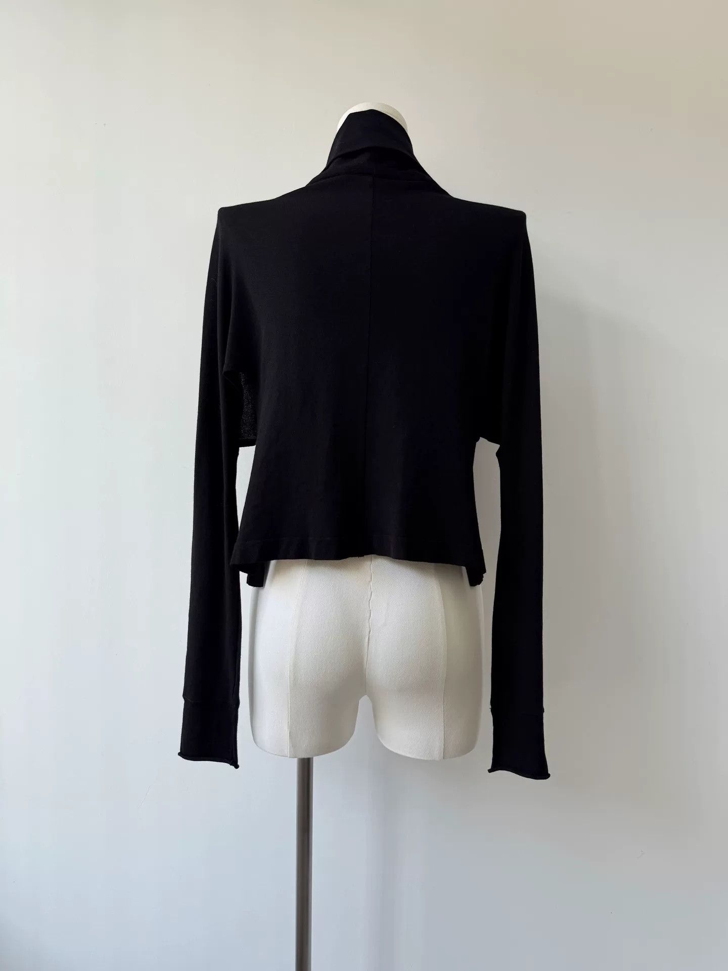 Y's Yohji Yamamoto Y's Asymmetrical Black Cardigan Size M / US 6-8 / IT 42-44 - 6 Thumbnail