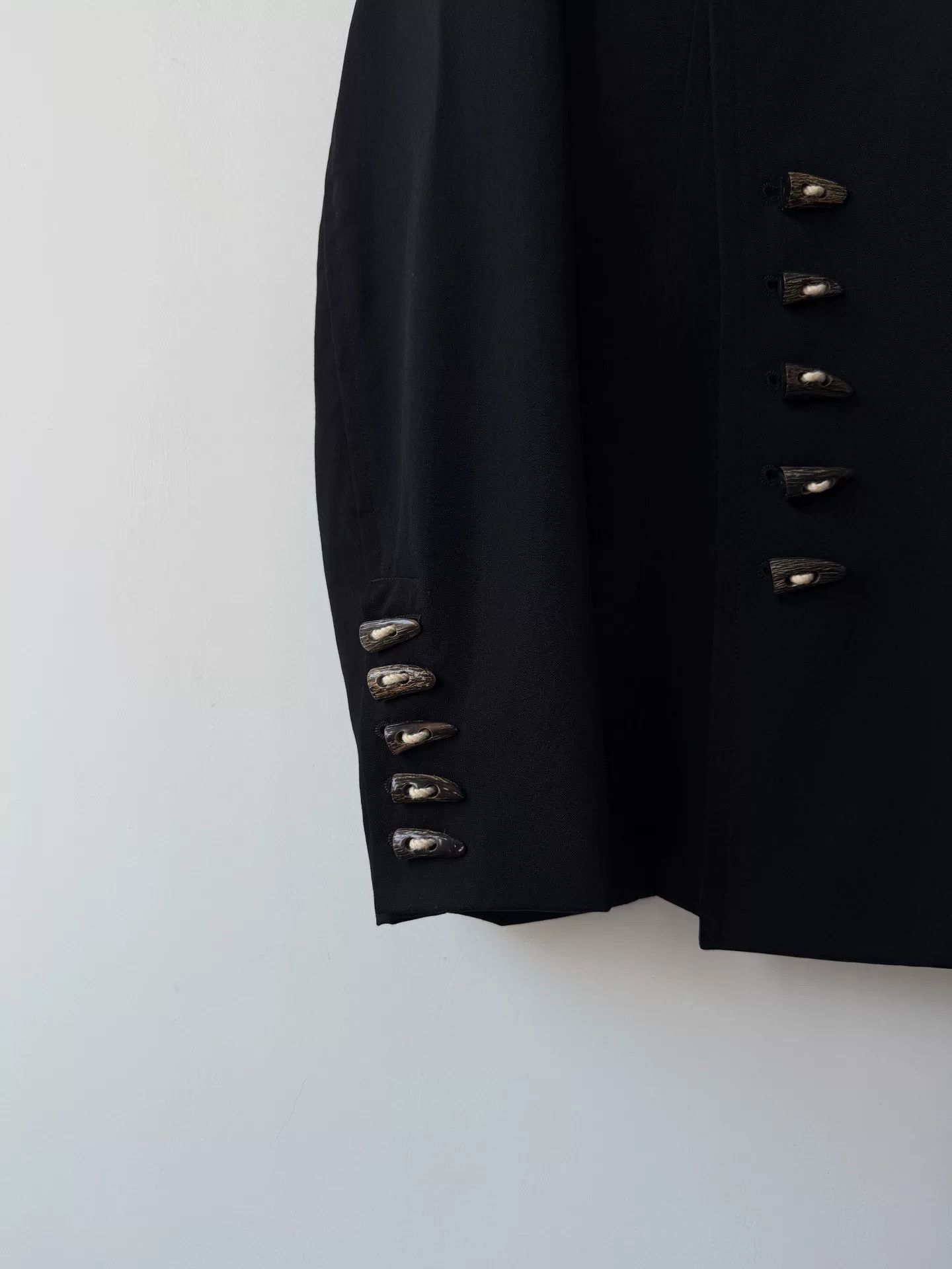 Yohji Yamamoto yohji yamamoto 12aw black jacket with buttons Size US M / EU 48-50 / 2 - 5 Thumbnail