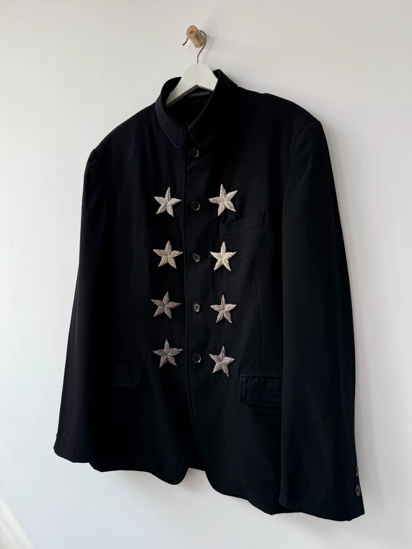 Yohji Yamamoto black wool baroque star jacket Size US L / EU 52-54 / 3 - 2 Thumbnail