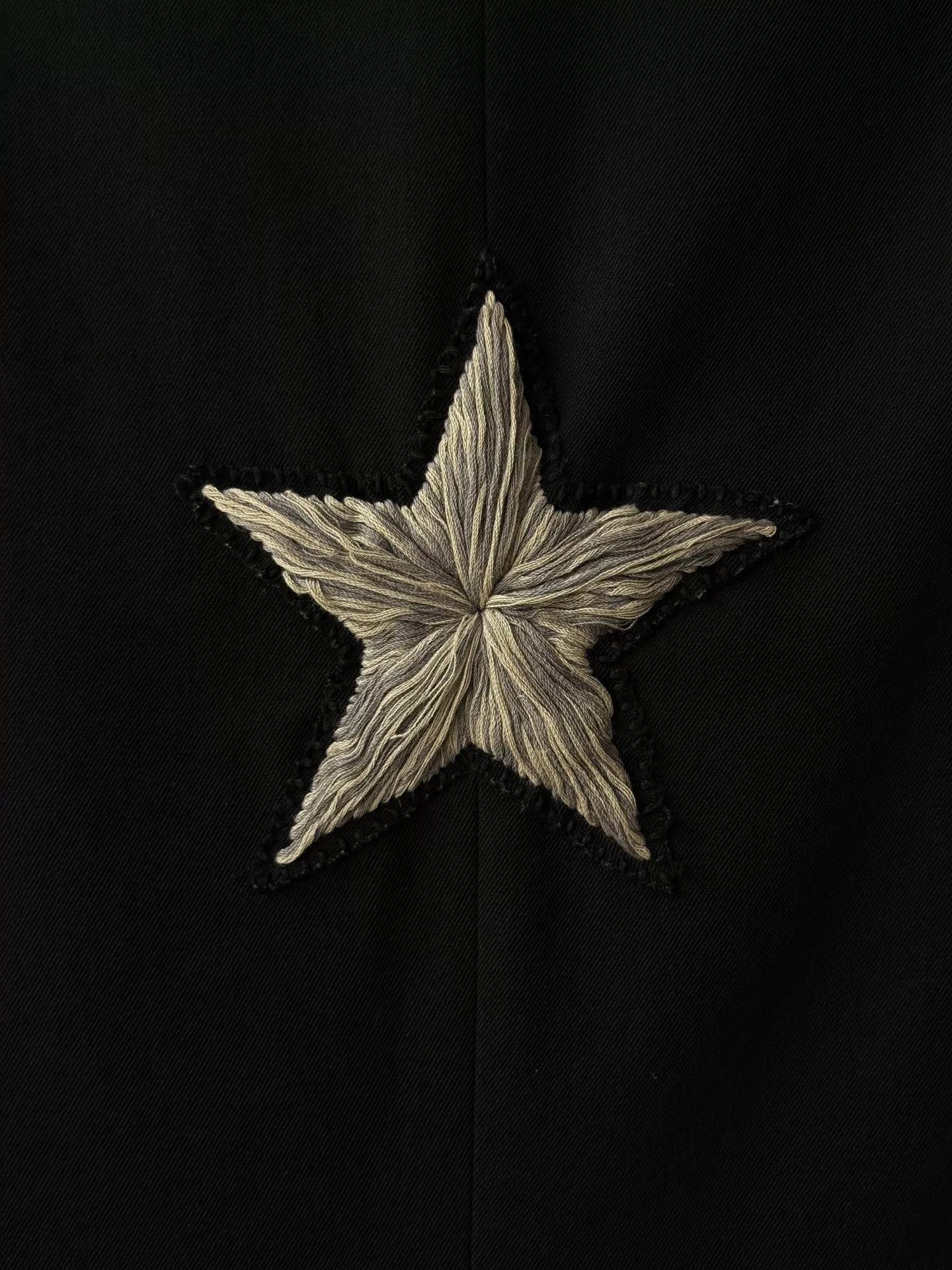 Yohji Yamamoto black wool baroque star jacket Size US L / EU 52-54 / 3 - 6 Thumbnail