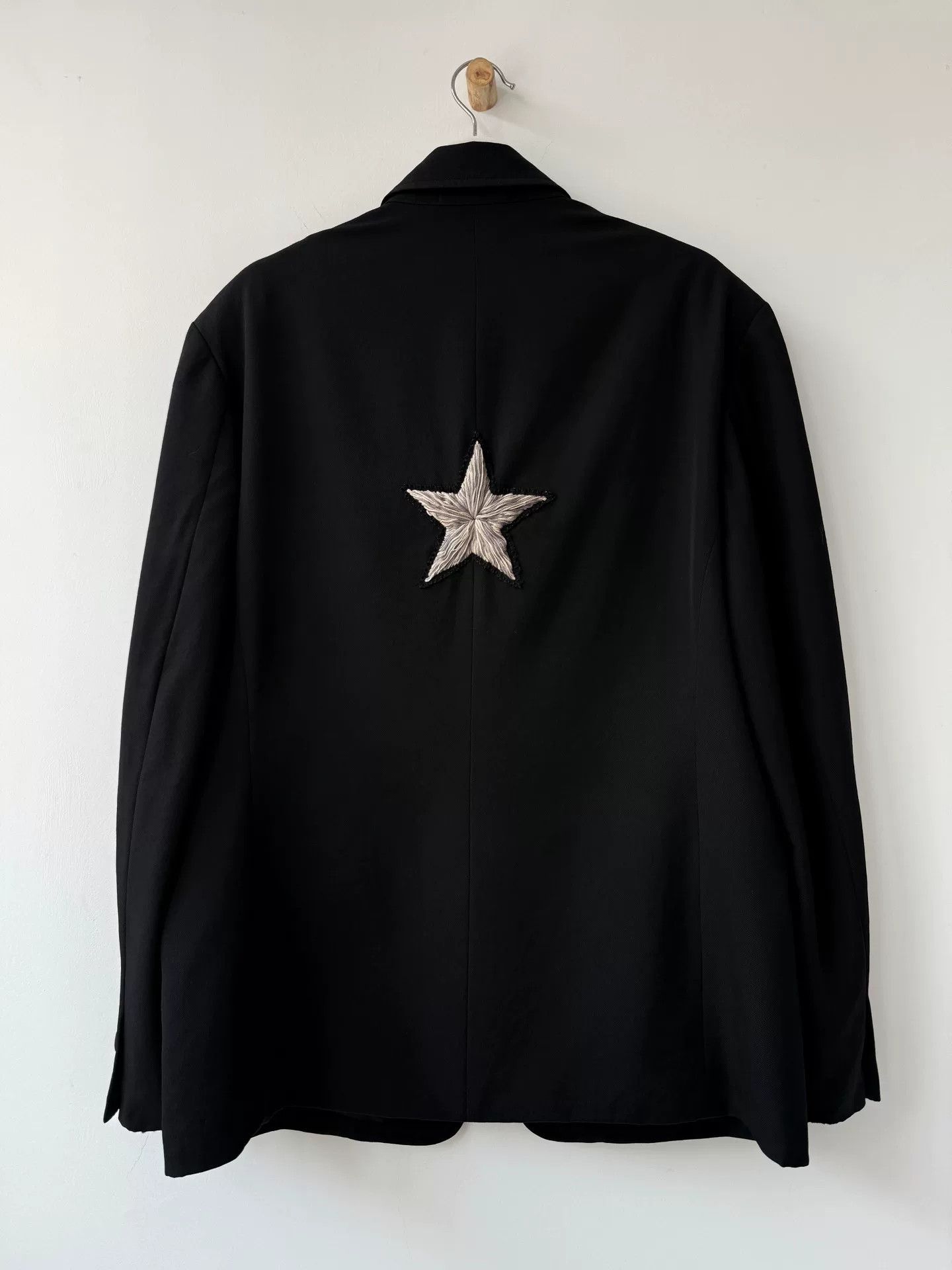 Yohji Yamamoto black wool baroque star jacket Size US L / EU 52-54 / 3 - 5 Thumbnail
