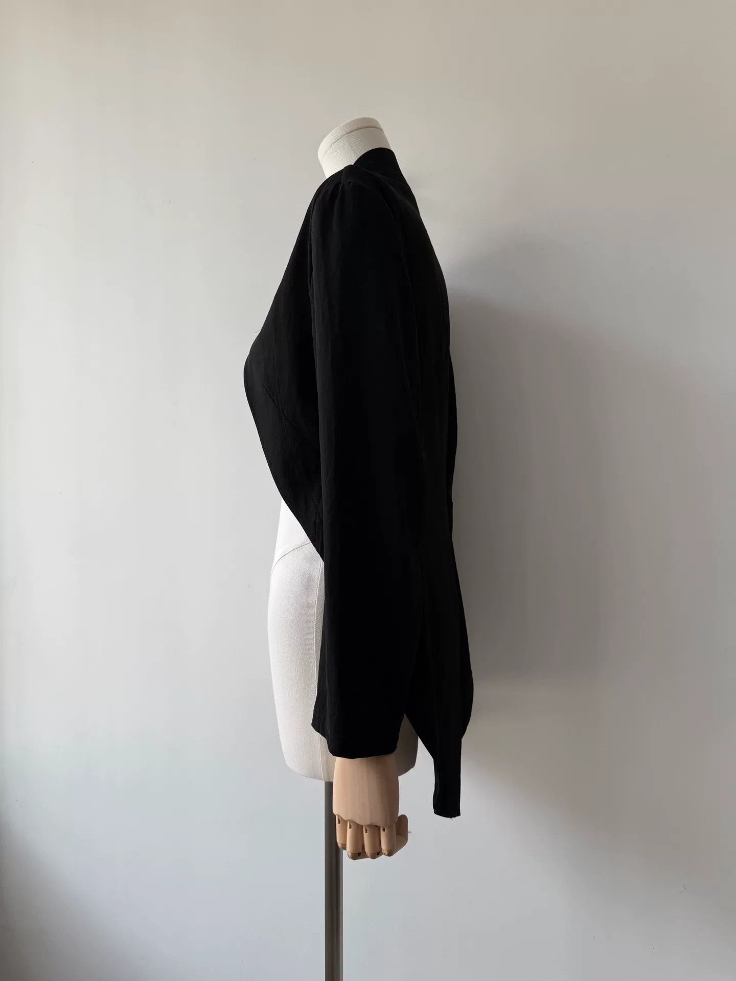 Y's Yohji Yamamoto Y's Black Tailored Smoking Jacket Size ONE SIZE - 5 Thumbnail