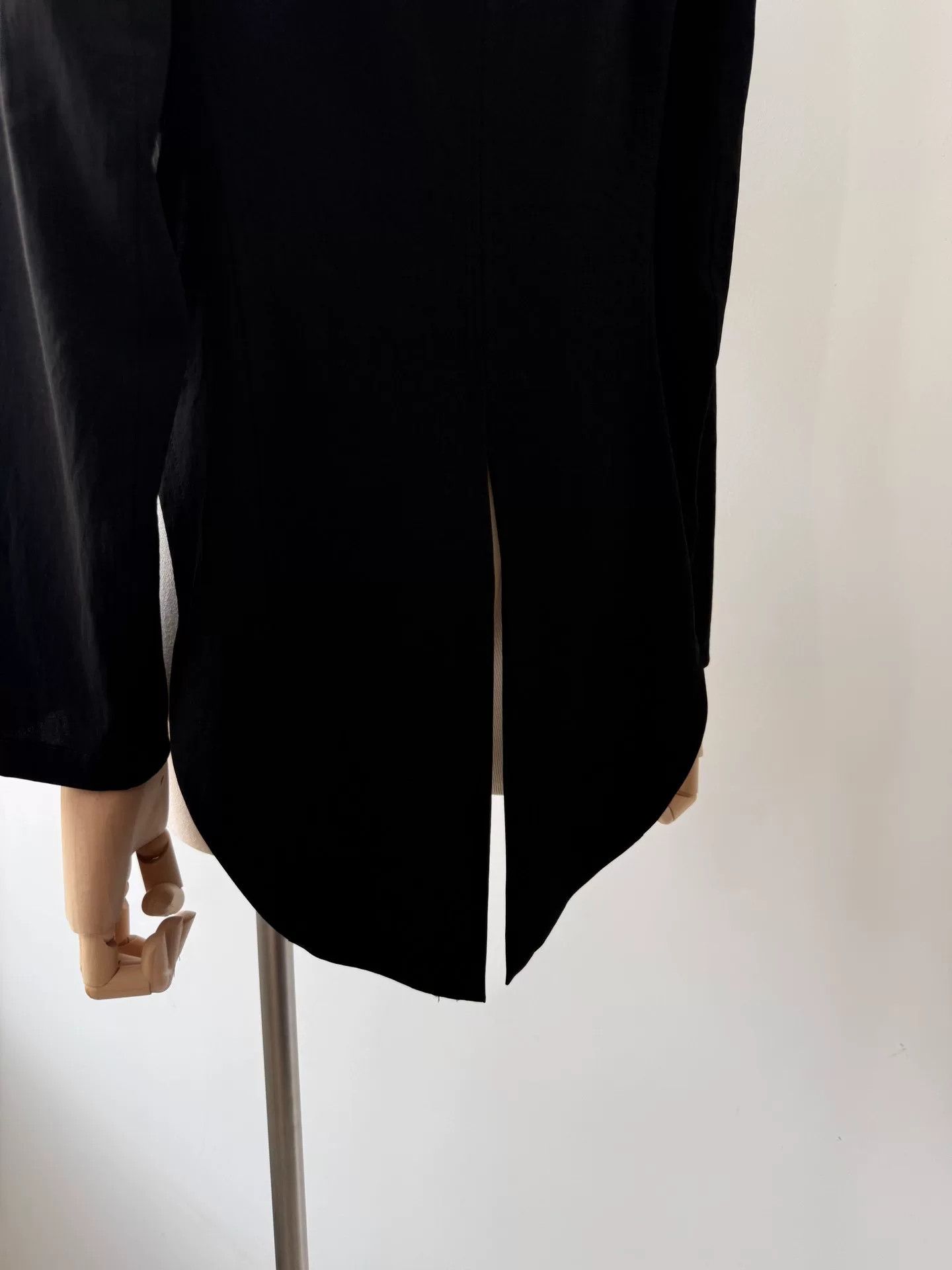 Y's Yohji Yamamoto Y's Black Tailored Smoking Jacket Size ONE SIZE - 6 Thumbnail