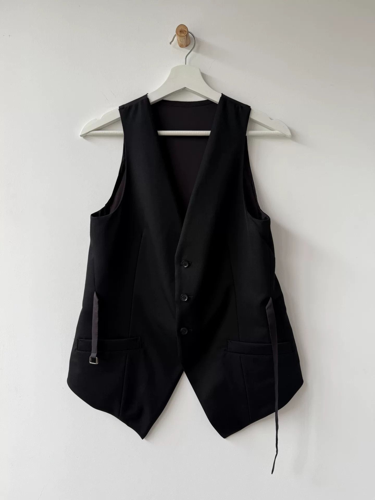Y's Yohji Yamamoto Y's Wool Vest with Straps Size US M / EU 48-50 / 2 - 5 Thumbnail