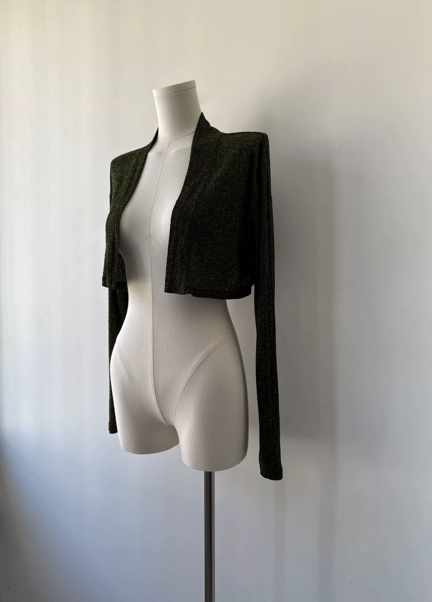 Yohji Yamamoto Yohji Yamamoto Knitted Cardigan in Moss Green Size M / US 6-8 / IT 42-44 - 3 Thumbnail