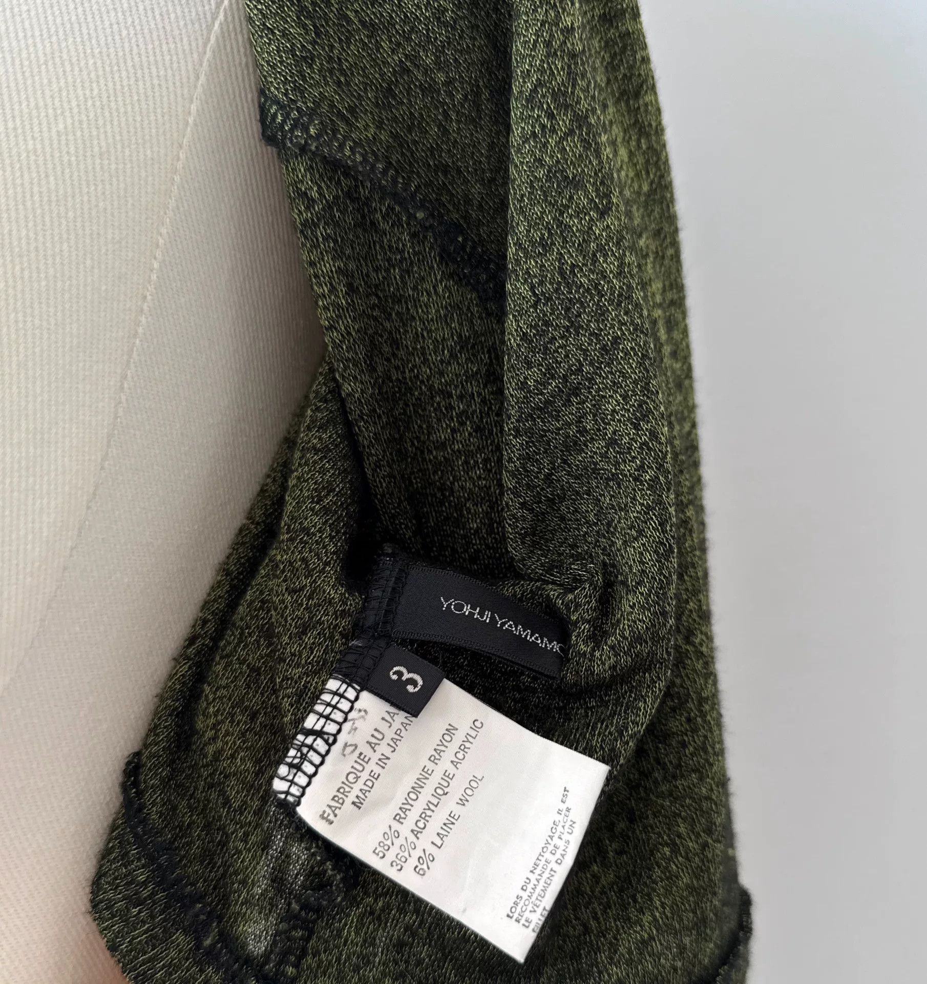 Yohji Yamamoto Yohji Yamamoto Knitted Cardigan in Moss Green Size M / US 6-8 / IT 42-44 - 7 Thumbnail