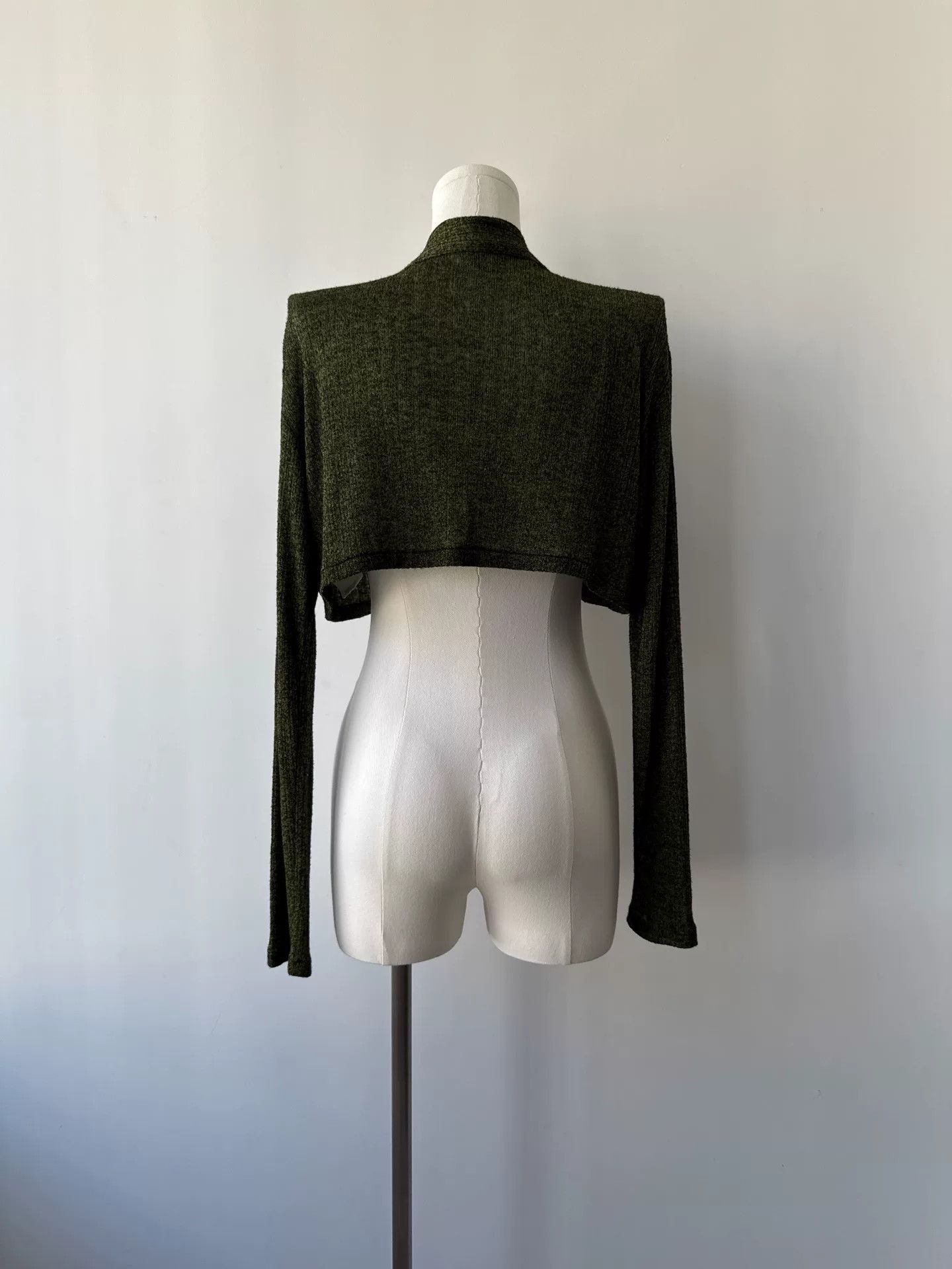 Yohji Yamamoto Yohji Yamamoto Knitted Cardigan in Moss Green Size M / US 6-8 / IT 42-44 - 6 Thumbnail