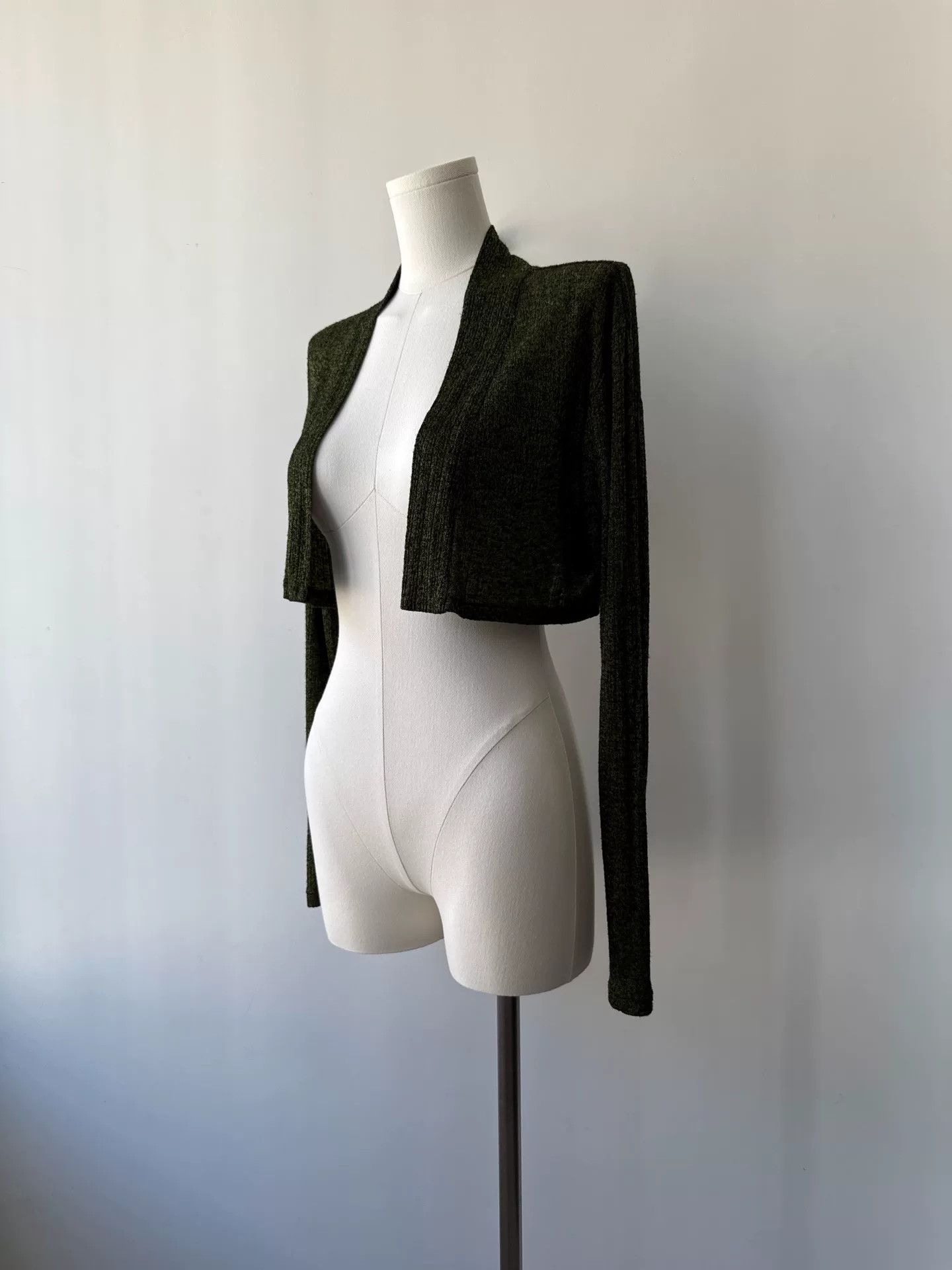 Yohji Yamamoto Yohji Yamamoto Knitted Cardigan in Moss Green Size M / US 6-8 / IT 42-44 - 5 Thumbnail