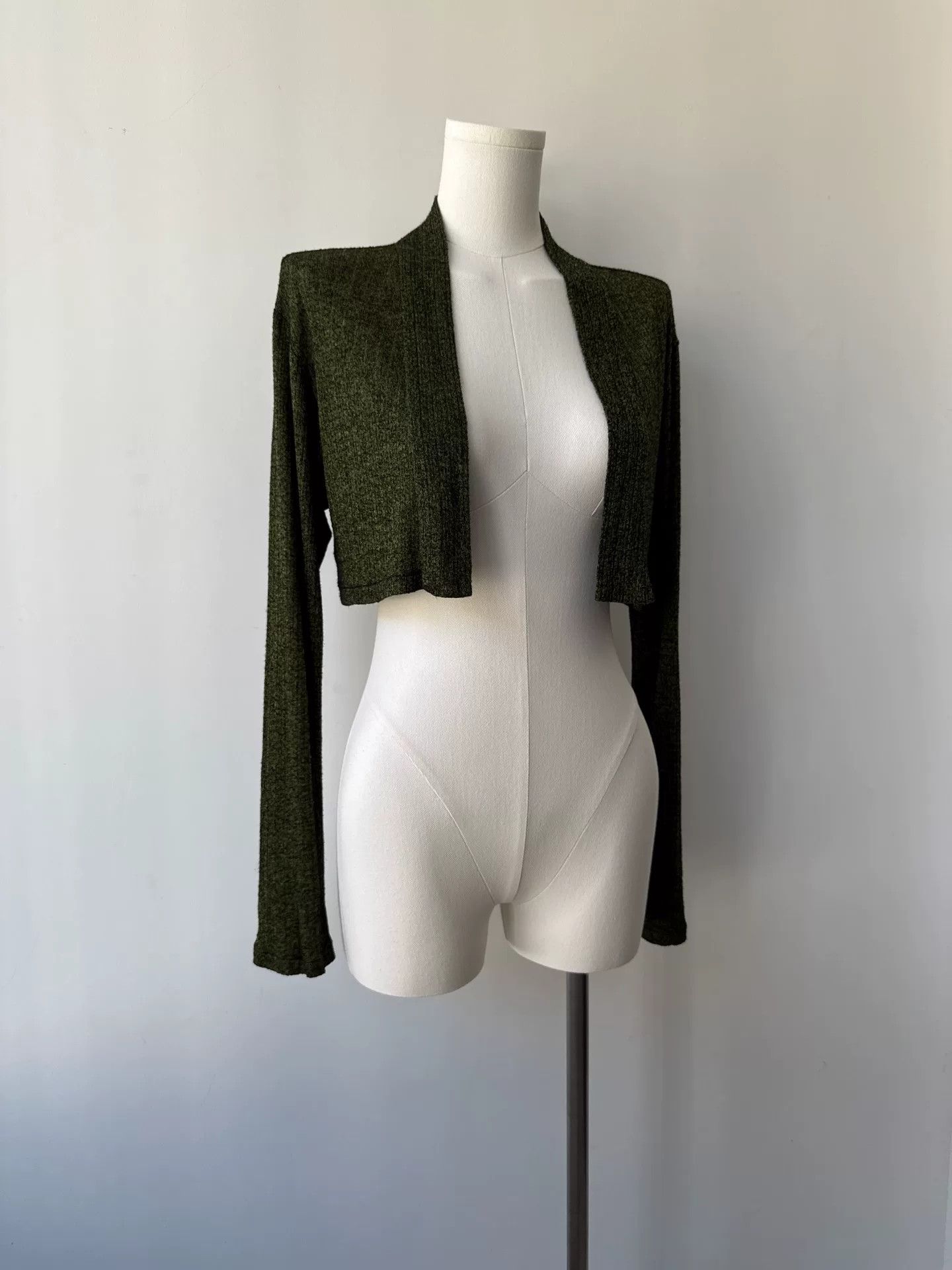 Yohji Yamamoto Yohji Yamamoto Knitted Cardigan in Moss Green Size M / US 6-8 / IT 42-44 - 4 Thumbnail