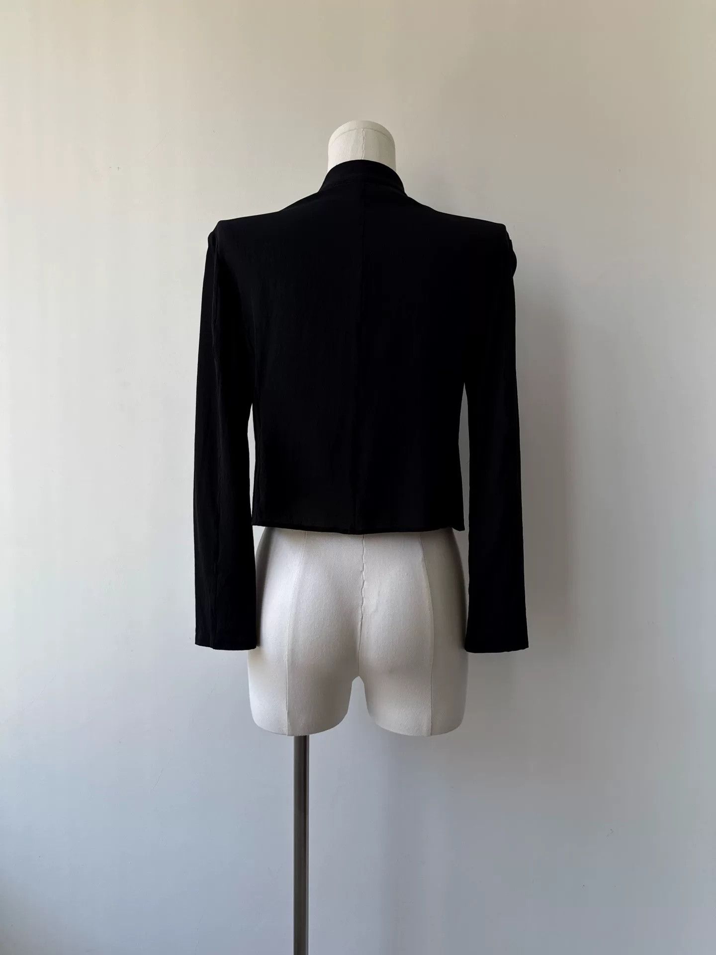 Yohji Yamamoto Yohji Yamamoto Double-Layer Collar Short Jacket Size S / US 4 / IT 40 - 7 Thumbnail