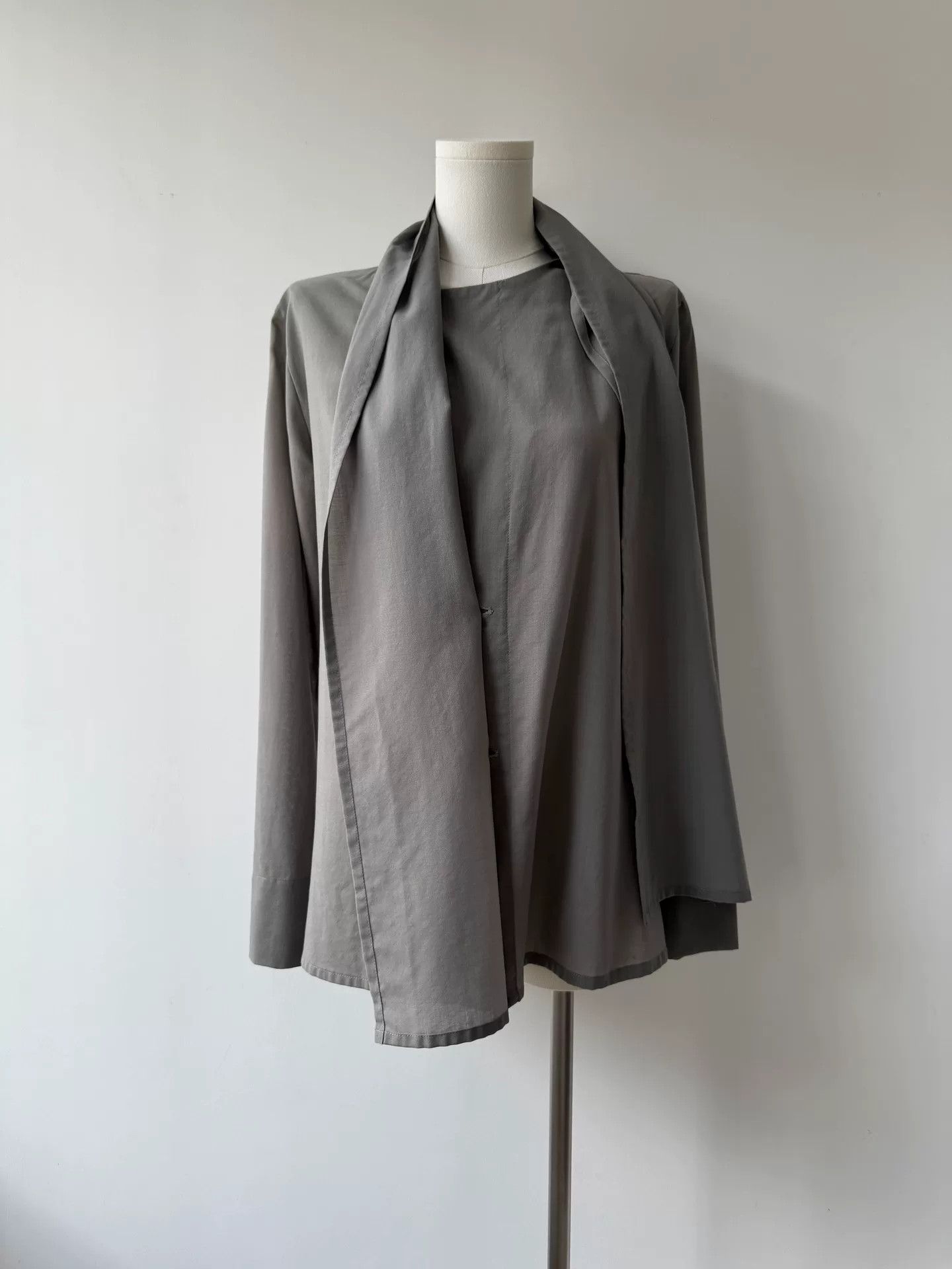 Yohji Yamamoto Yohji Yamamoto Long Sleeve Loose Shirt Size US M / EU 48-50 / 2 - 5 Thumbnail
