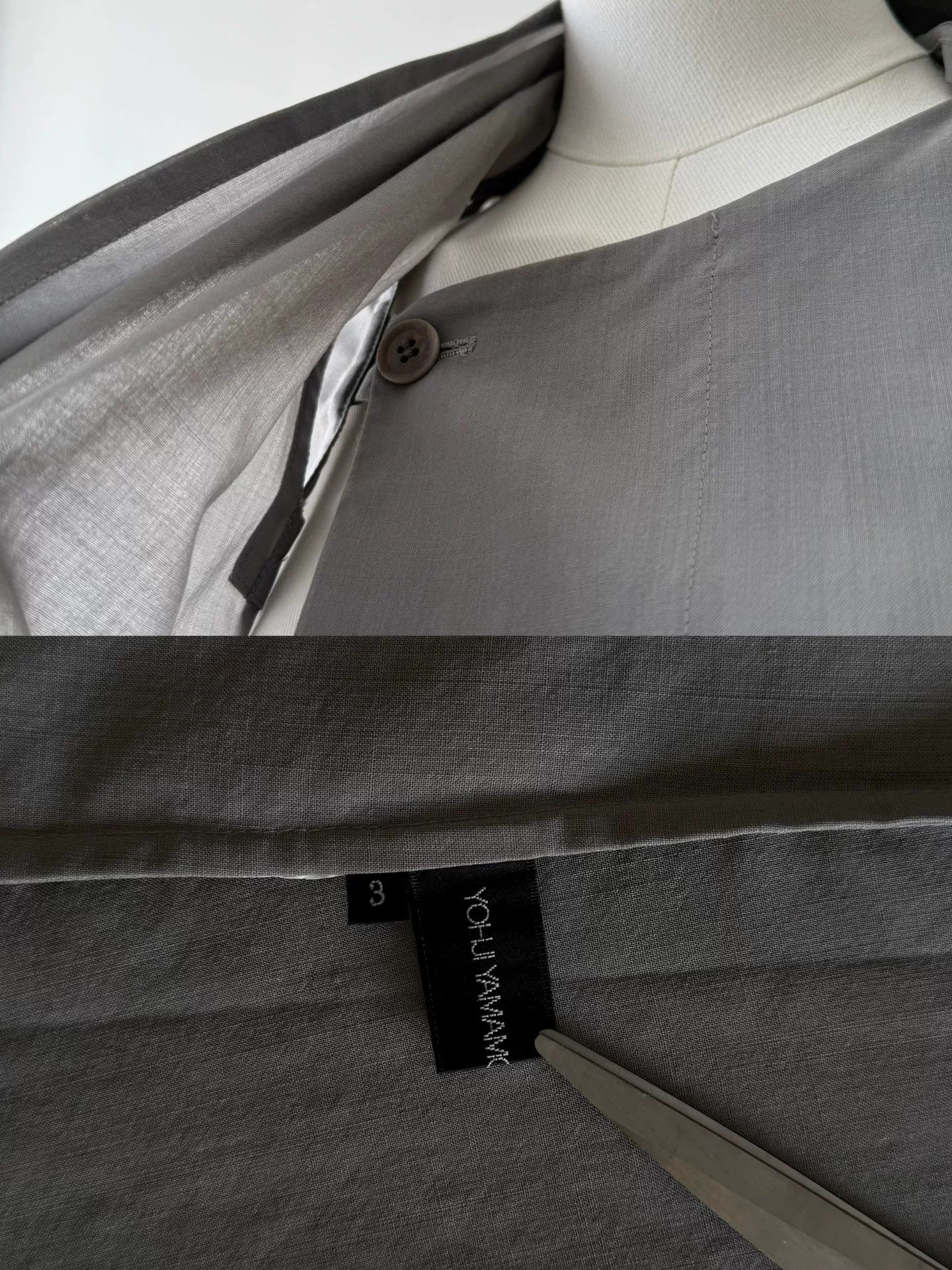 Yohji Yamamoto Yohji Yamamoto Long Sleeve Loose Shirt Size US M / EU 48-50 / 2 - 9 Thumbnail