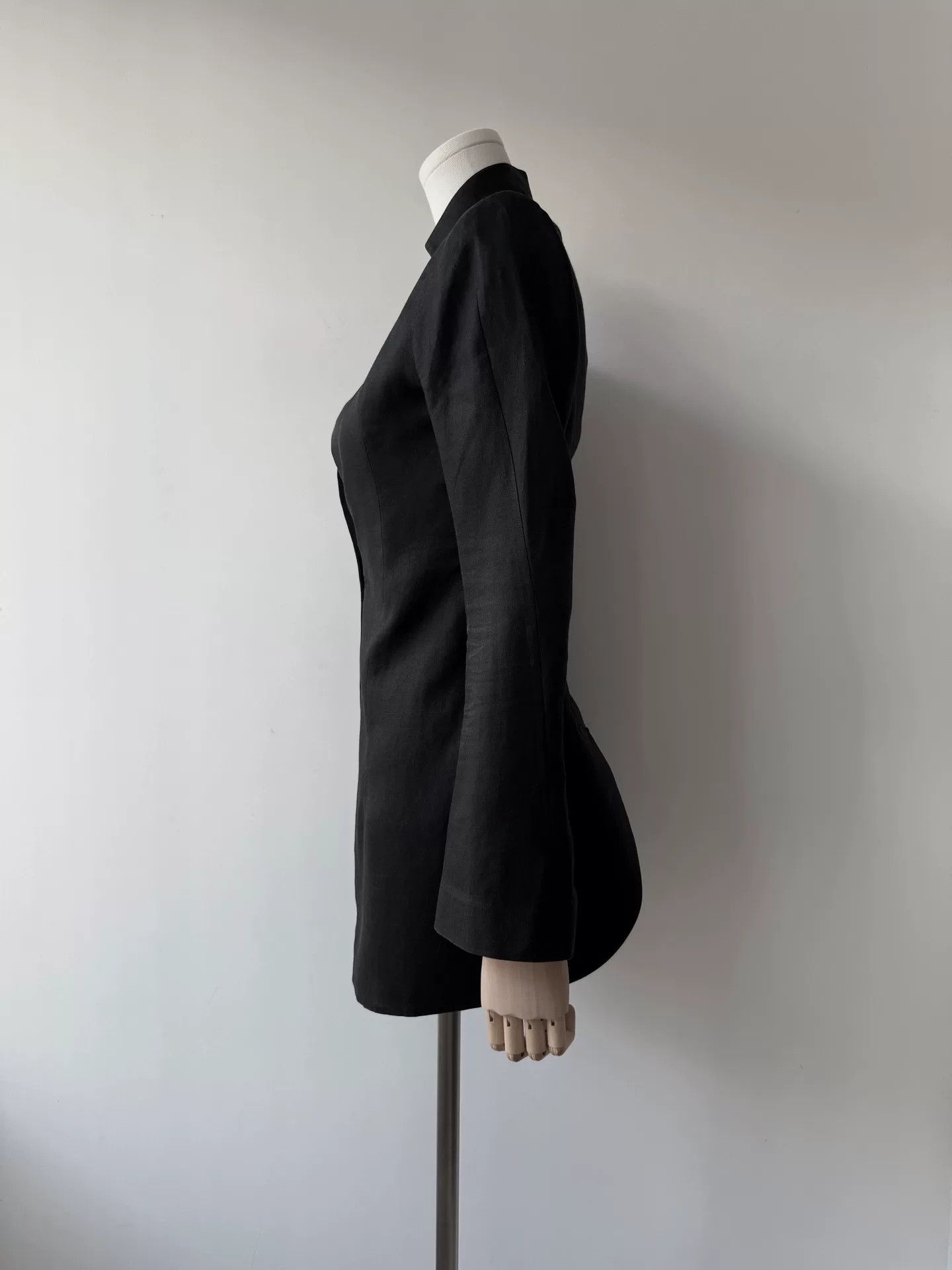 Yohji Yamamoto yohji yamamoto femme black ramie jacket Size M / US 6-8 / IT 42-44 - 5 Thumbnail