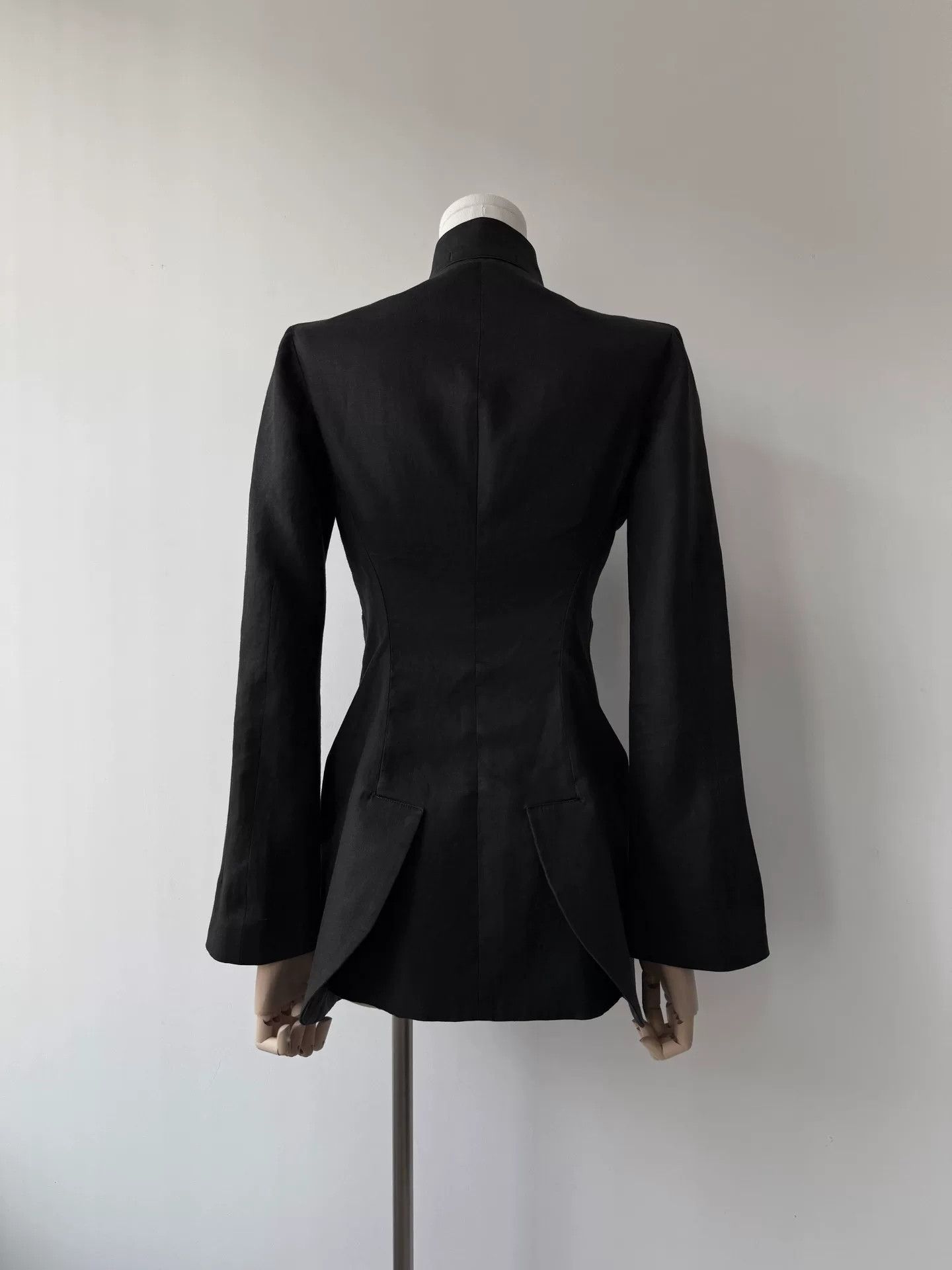 Yohji Yamamoto yohji yamamoto femme black ramie jacket Size M / US 6-8 / IT 42-44 - 6 Thumbnail
