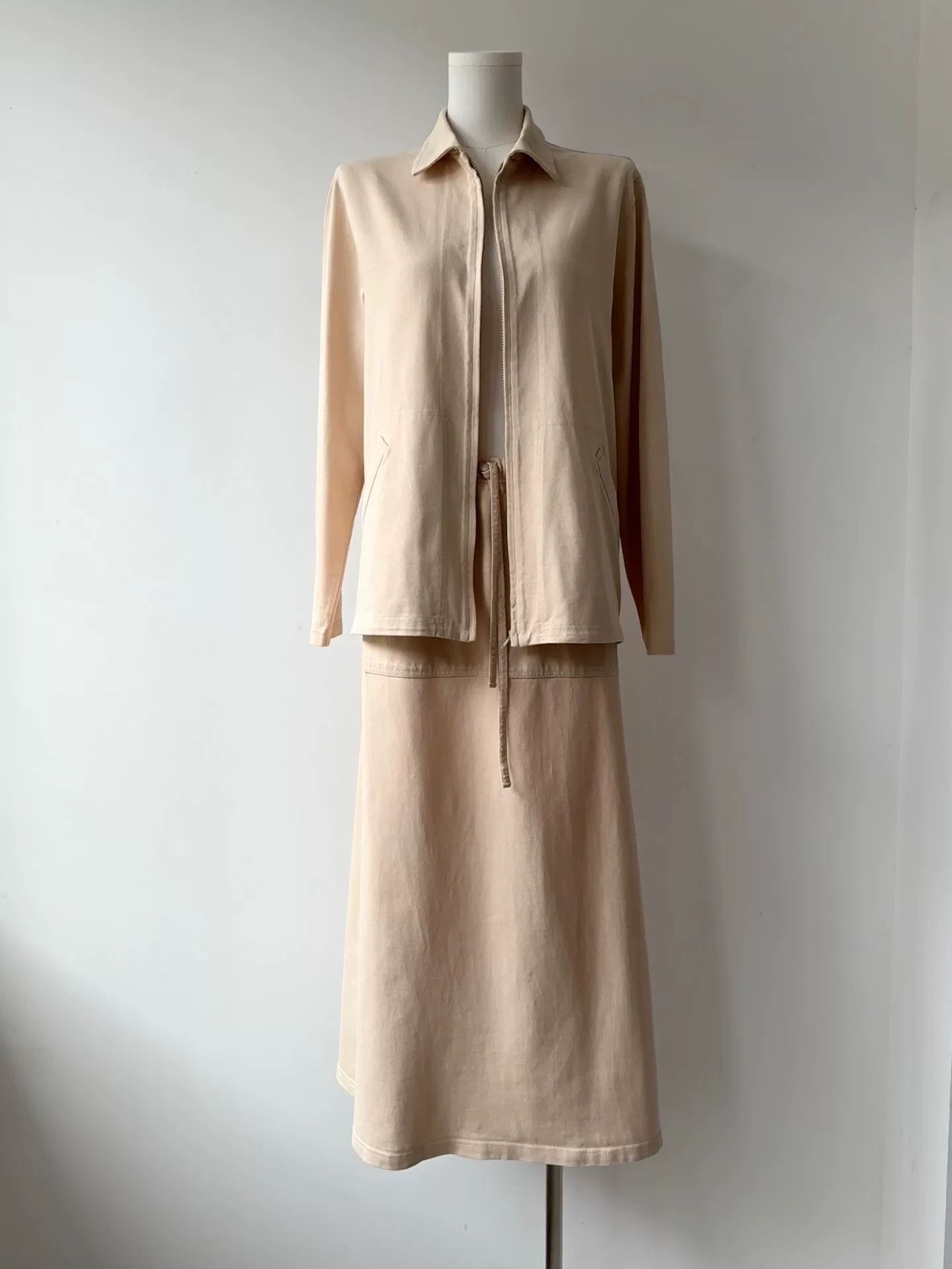 Y's yohji yamamoto minimalist jacket and dress set Size M / US 6-8 / IT 42-44 - 3 Thumbnail