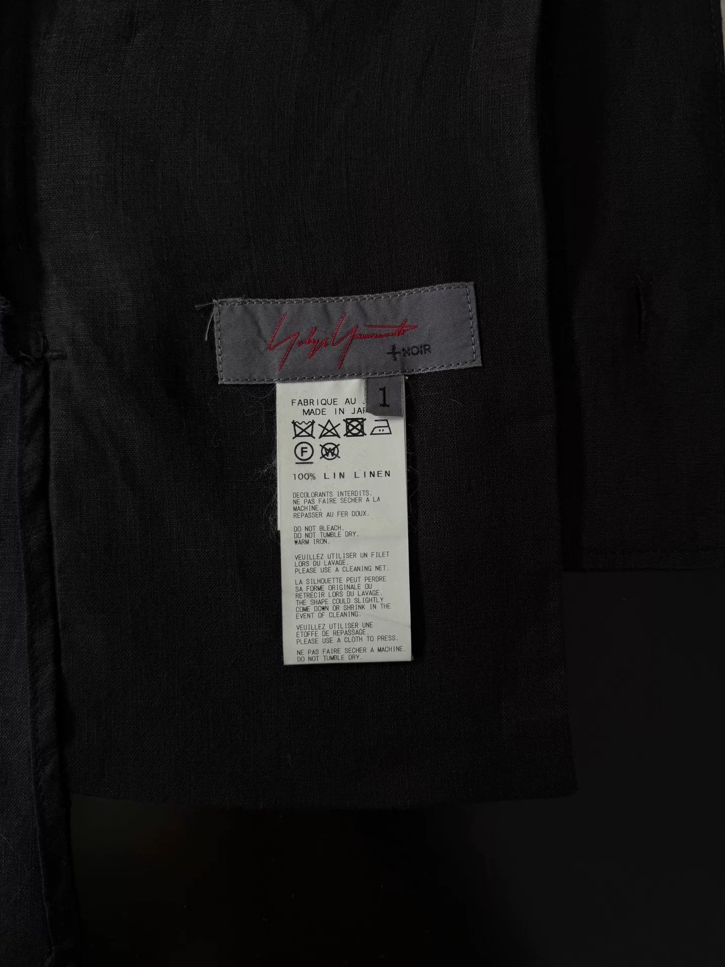 Y's yohji yamamoto linen jacket with unique design Size US M / EU 48-50 / 2 - 7 Thumbnail