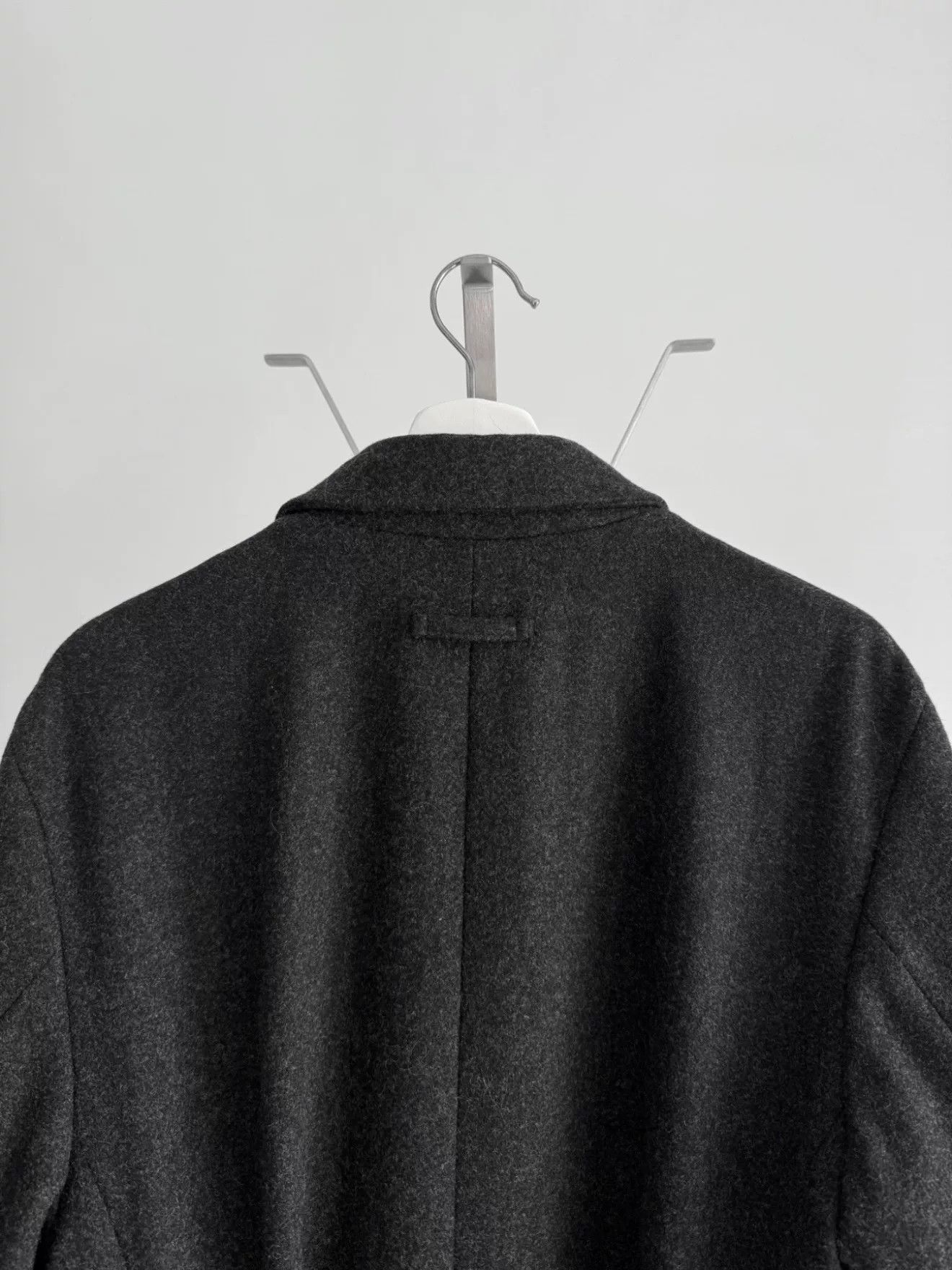 Jean Paul Gaultier Jean Paul Gaultier Charcoal Wool Zip Coat Size US L / EU 52-54 / 3 - 7 Thumbnail