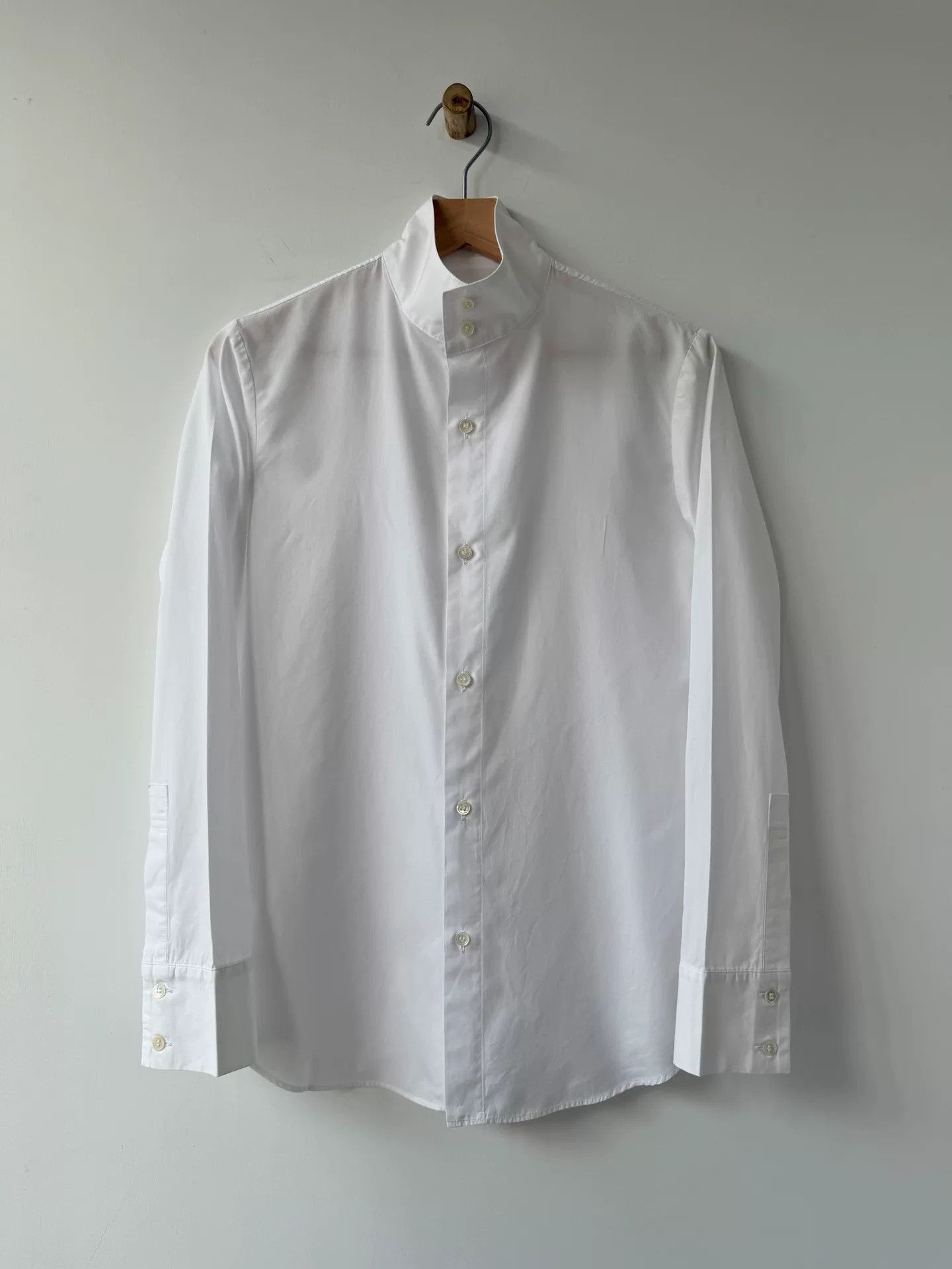 Y's Yohji Yamamoto Long Sleeve White Shirt Size US M / EU 48-50 / 2 - 6 Thumbnail