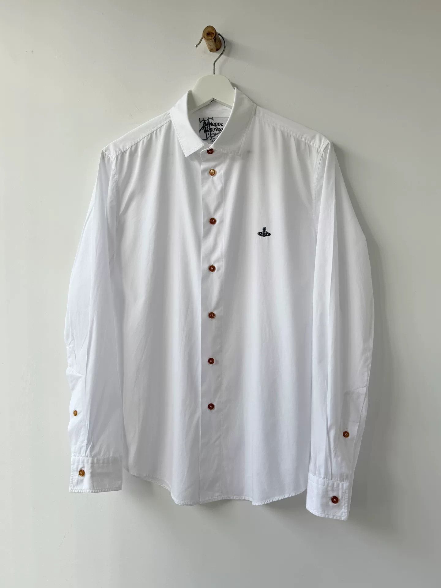 Vivienne Westwood vivienne westwood white button-up shirt Size L / US 10 / IT 46 - 2 Thumbnail