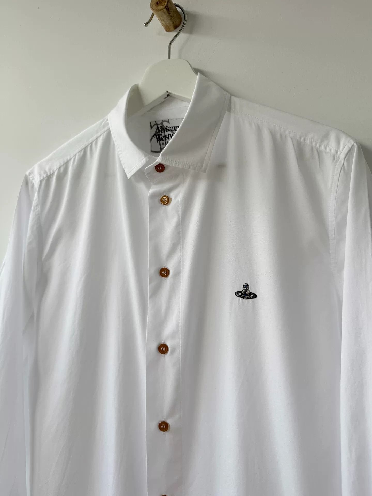 Vivienne Westwood vivienne westwood white button-up shirt Size L / US 10 / IT 46 - 4 Thumbnail