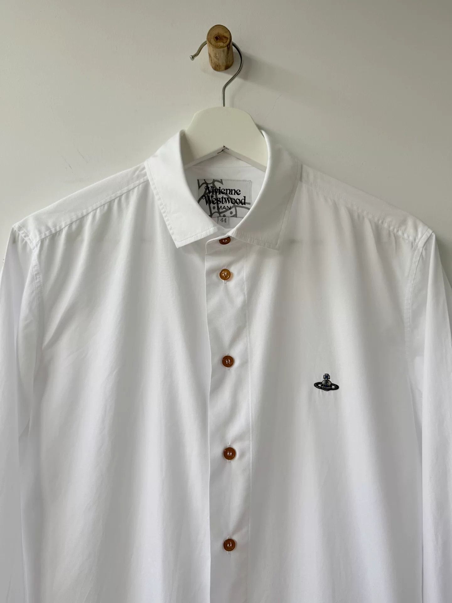 Vivienne Westwood vivienne westwood white button-up shirt Size L / US 10 / IT 46 - 3 Thumbnail