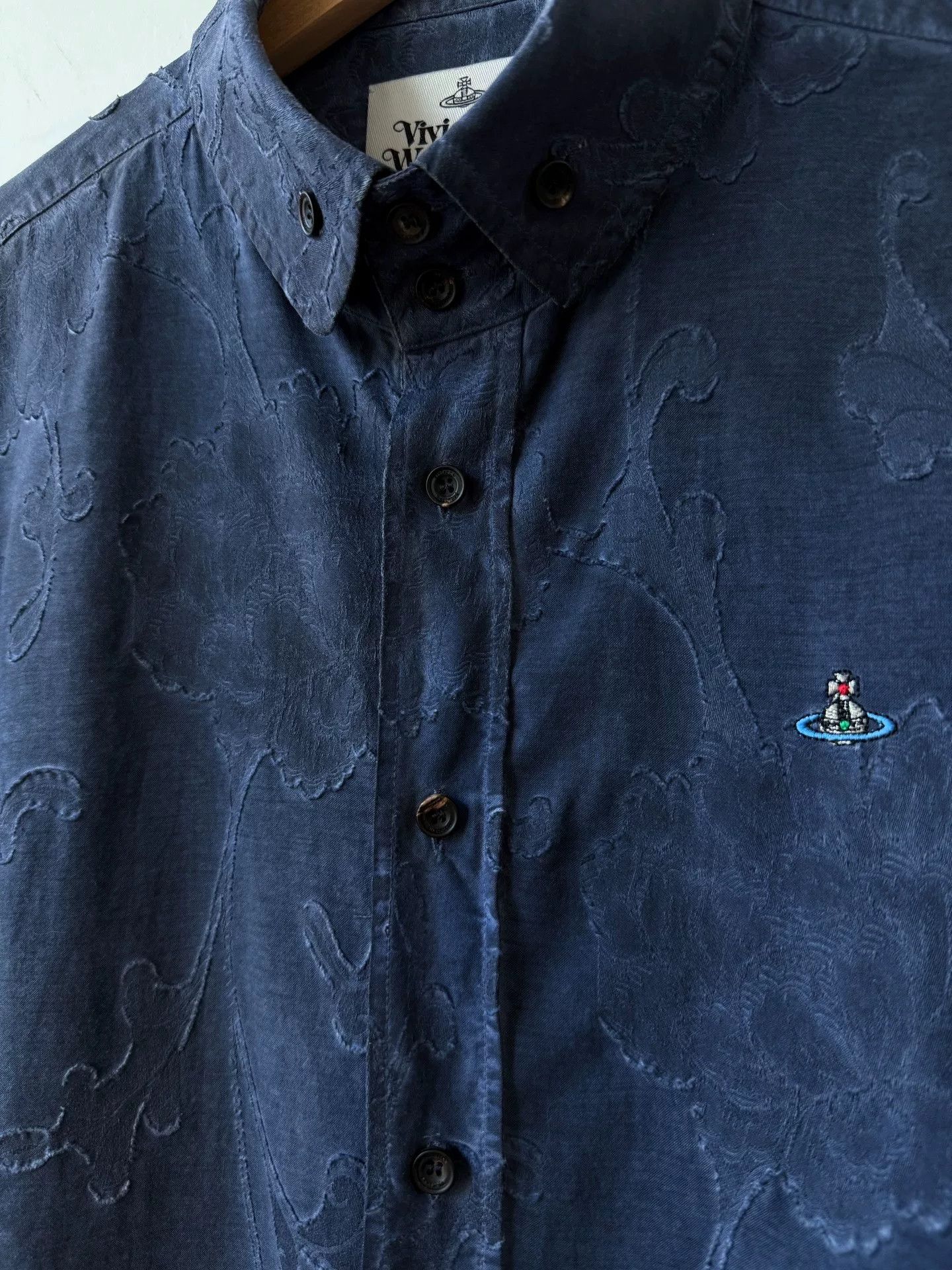 Vivienne Westwood vintage embroidered shirt by vivienne westwood Size L / US 10 / IT 46 - 7 Thumbnail